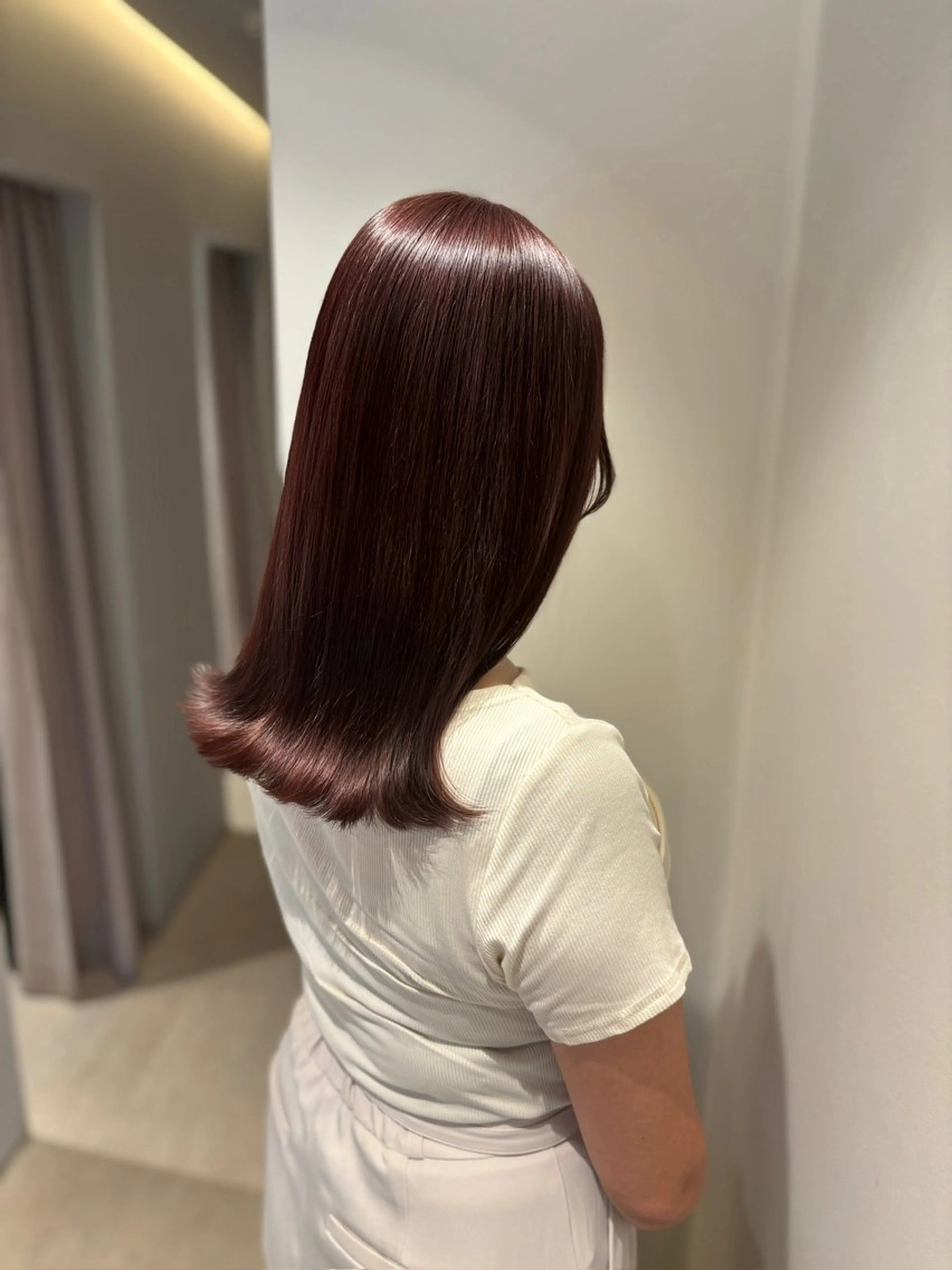 ロング カラー カット ヘアカラー トリートメント 髪質改善カラー ベージュ🤎YUMEのヘアスタイル