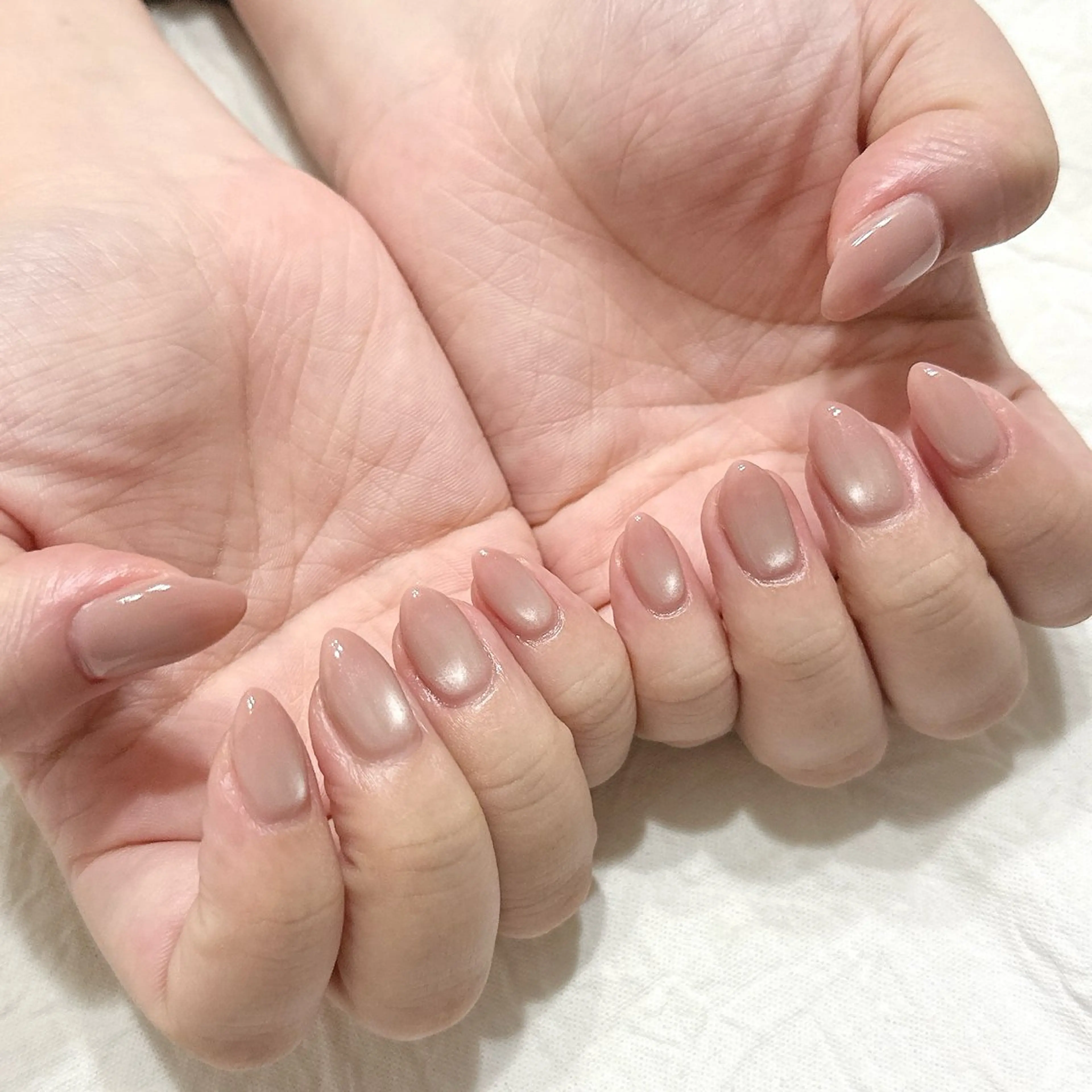 ネイル グラデーション マグネットネイル ピンク 春ネイル ハンドネイル peaberry nailのネイルデザイン