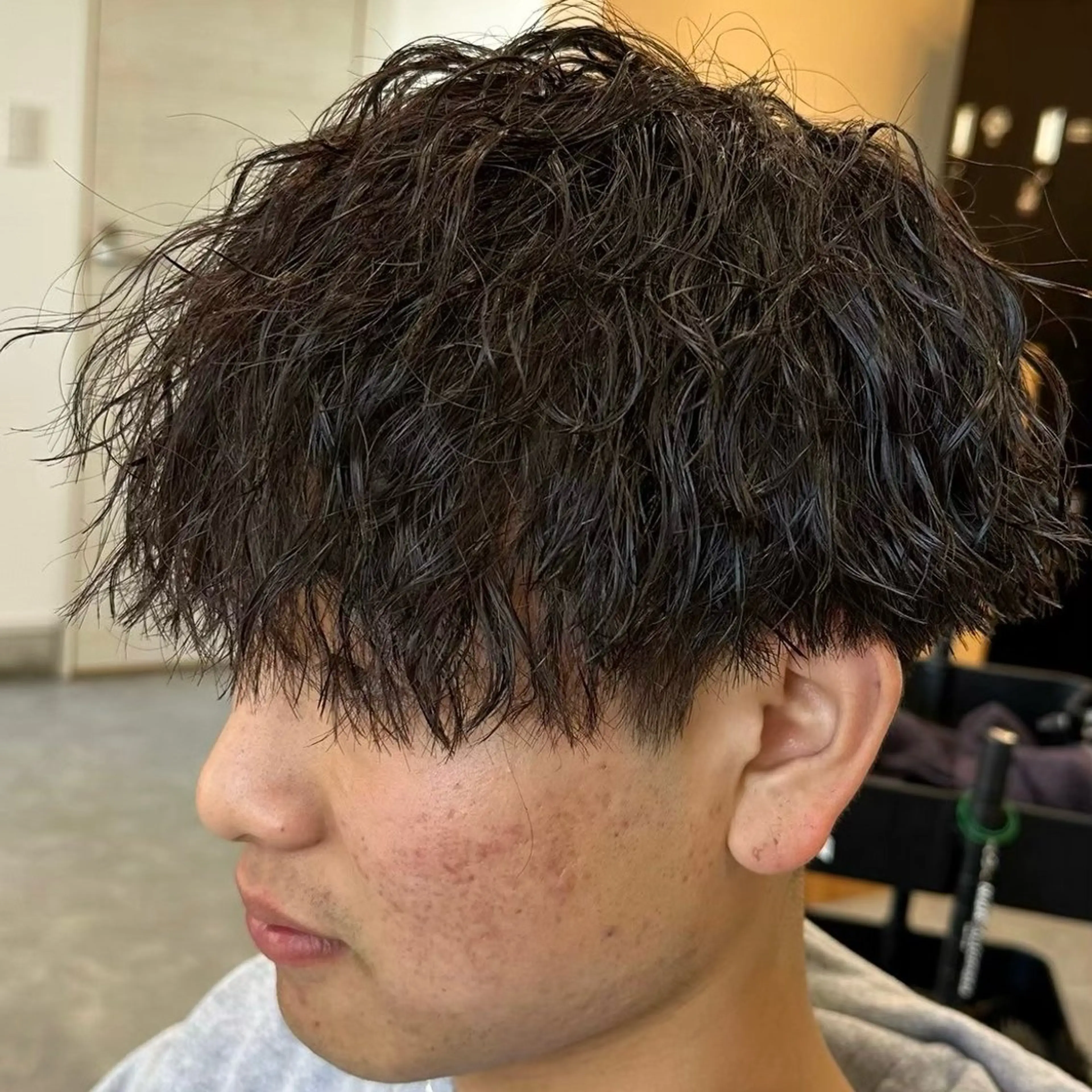 ショート パーマ メンズ メンズパーマ メンズツイストパーマ ツイストスパイラルパーマ スパイラルパーマ ツイストパーマ 縮毛矯正/メンズ パーマWATARUのヘアスタイル