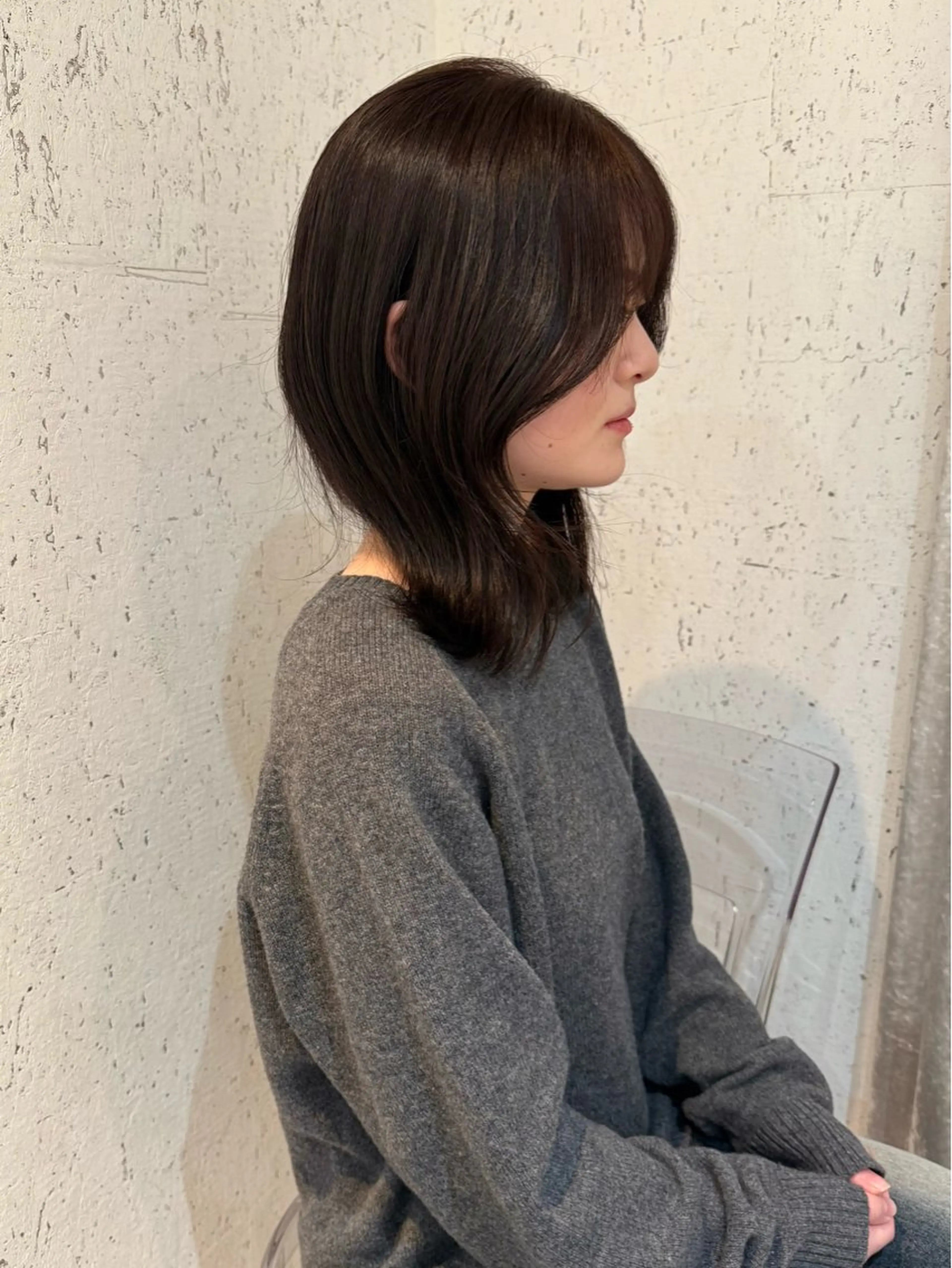 ミディアム カラー カット ヘアカラー トリートメント mai / linoah˚✧のヘアスタイル