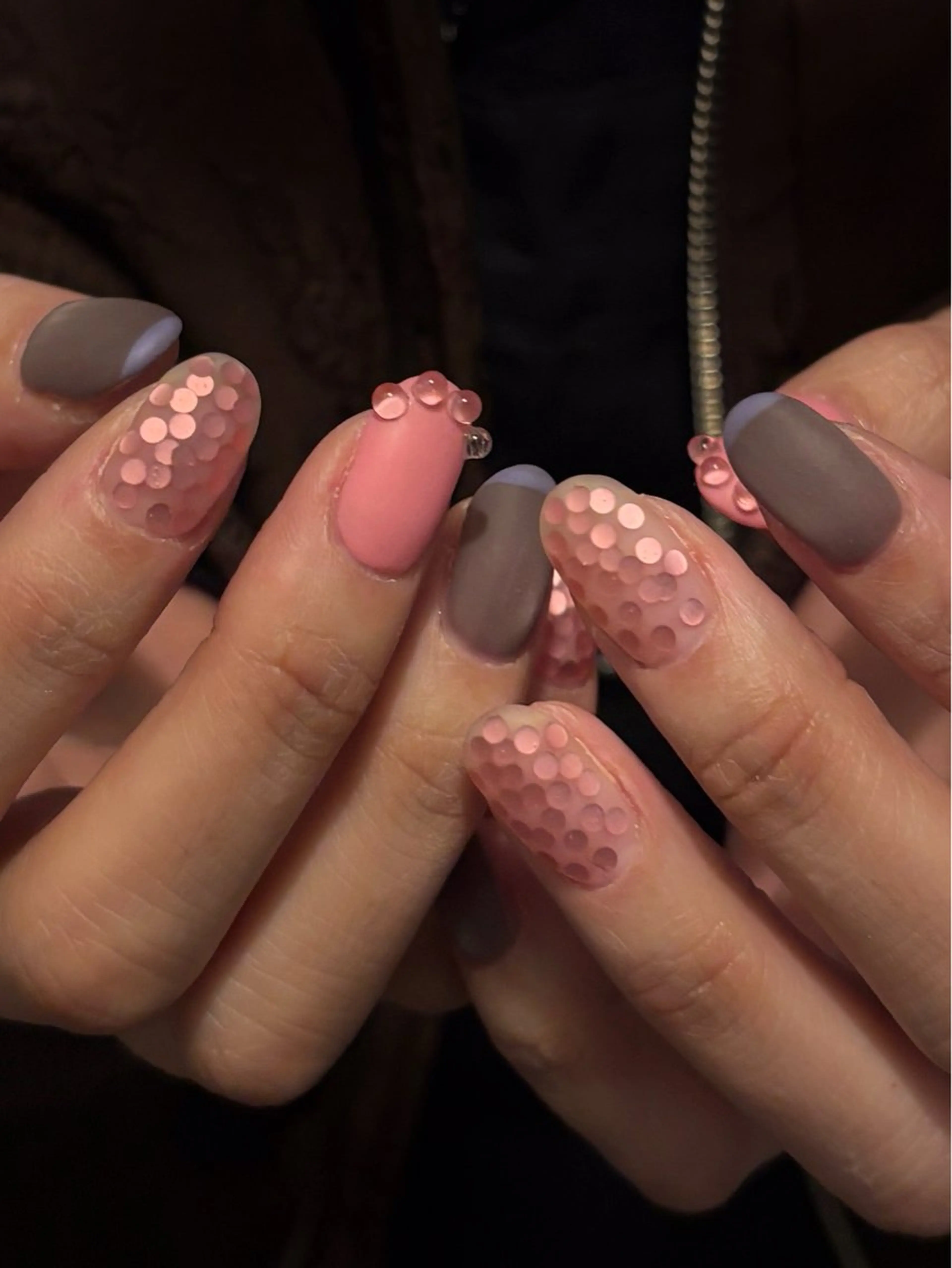 ネイル マットネイル ハンドネイル sister  mohawk所属・chika ／ nailのネイルデザイン