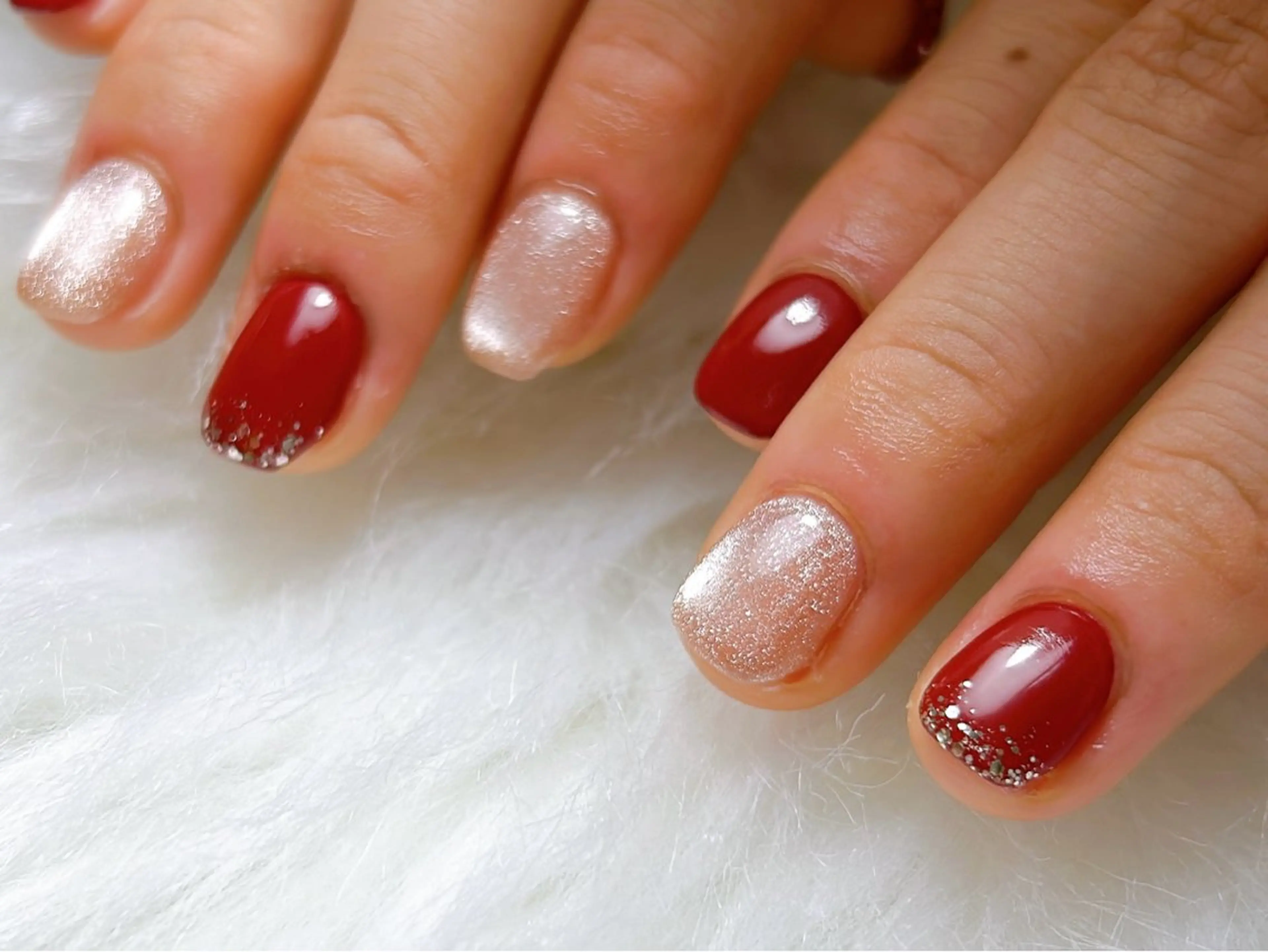 ネイル ラメ(グリッター) ハンドネイル M nail所属・M nailのネイルデザイン