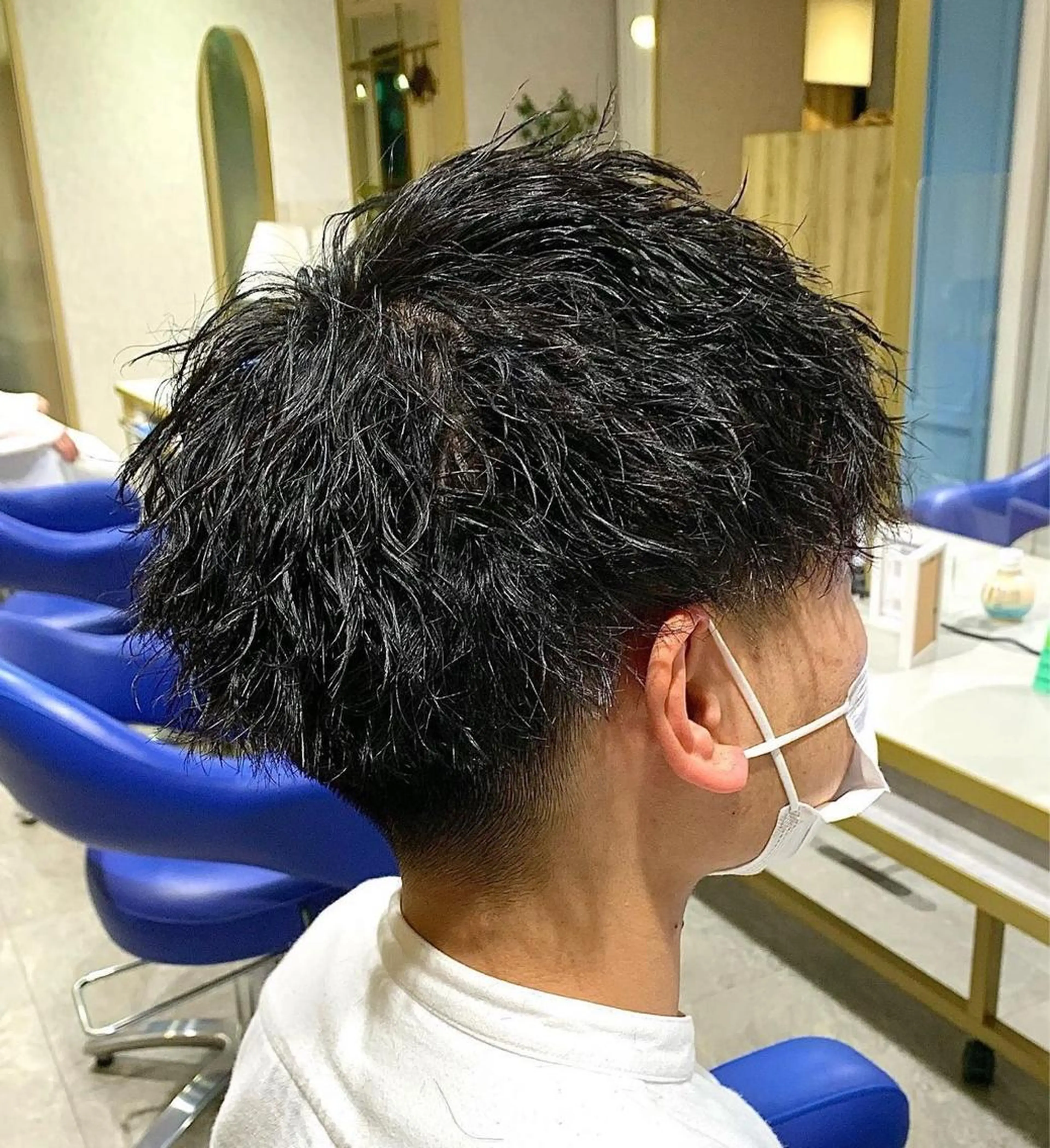 ショート パーマ メンズ men’s salon NOA solte. 【メンズサロン ノアソルテ】所属・メンズパーマ職人 加藤 弘貴のヘアスタイル