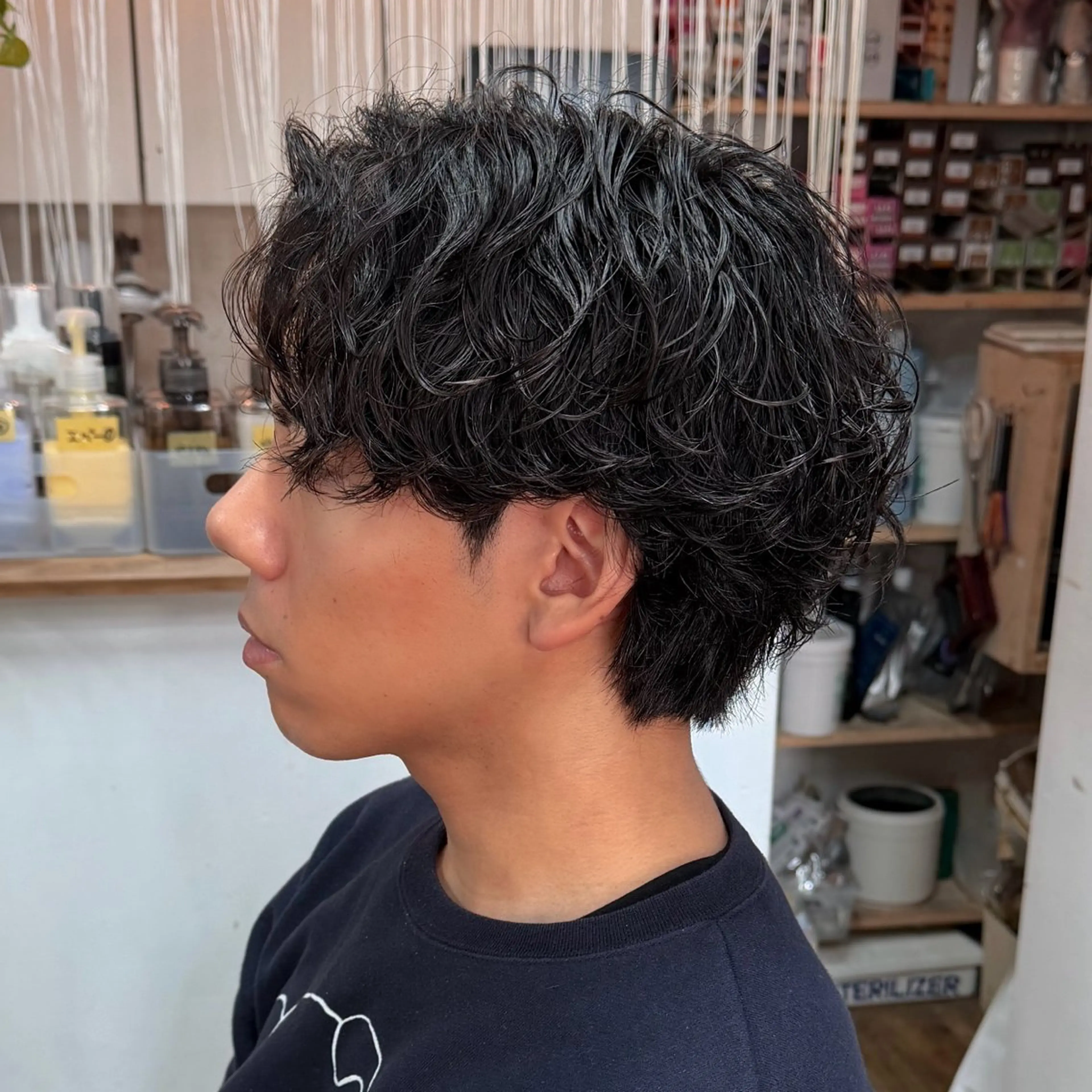 パーマ メンズ メンズパーマ カット パーマ homme, famille raugh【オム・ファミーユ・ラグ】所属・【メンズ特化】パーマ /マッシュ/ヨシダのヘアスタイル