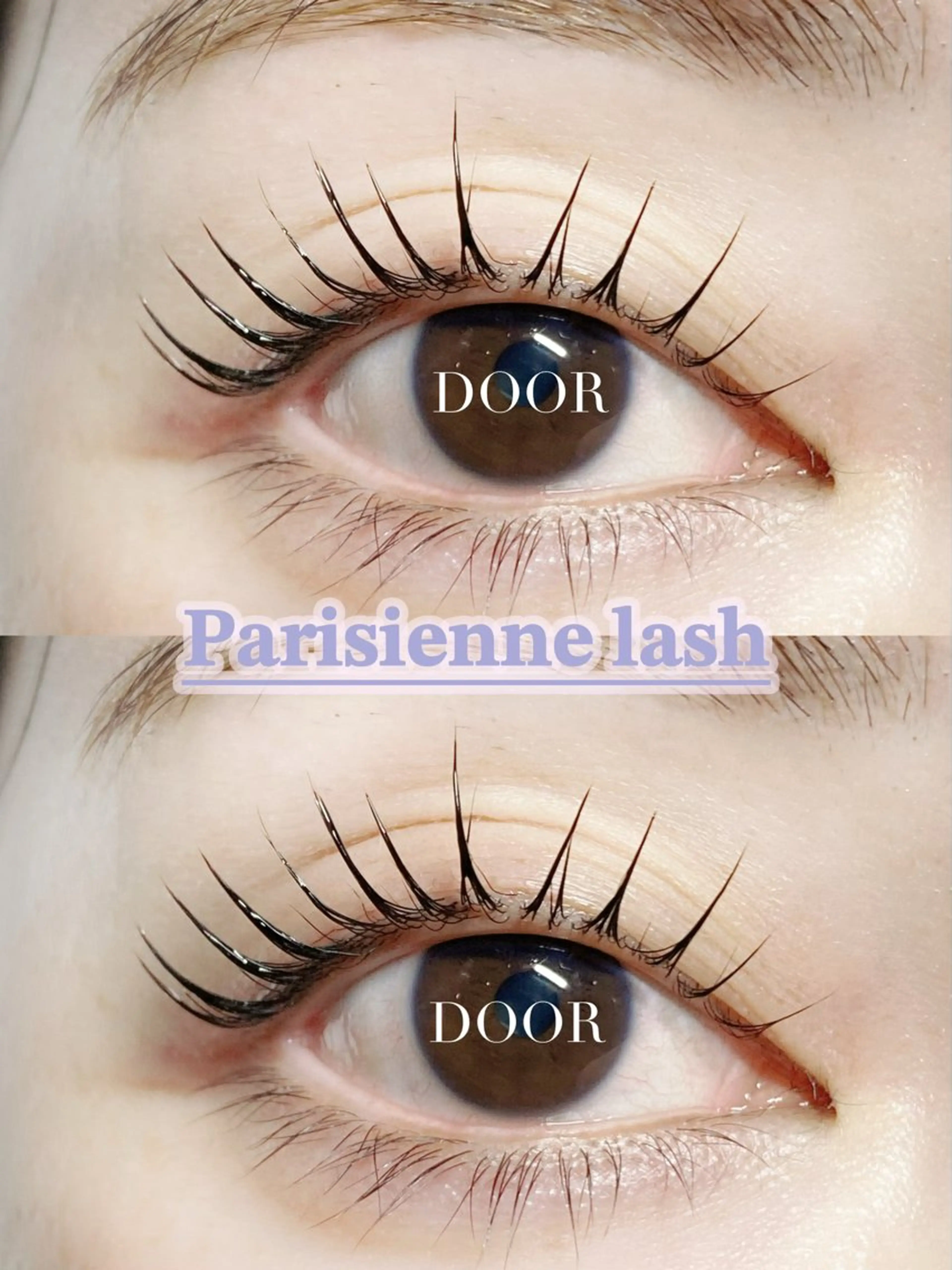 マツエク・マツパ パリジェンヌラッシュリフト マツパ RINA 💜のマツエク・マツパデザイン