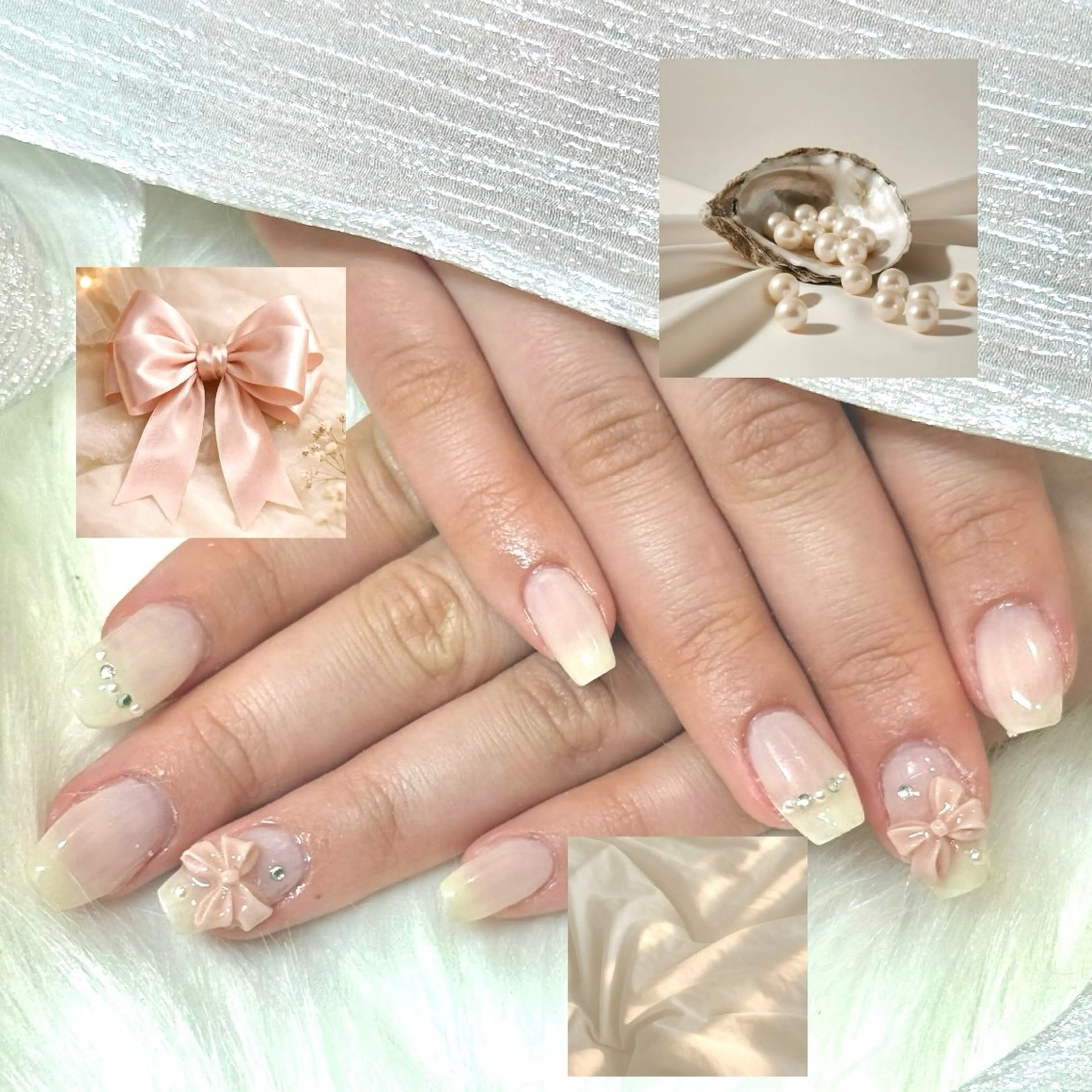 ネイル シンプルネイル ハンドネイル やなじ 🦊🦋のネイルデザイン