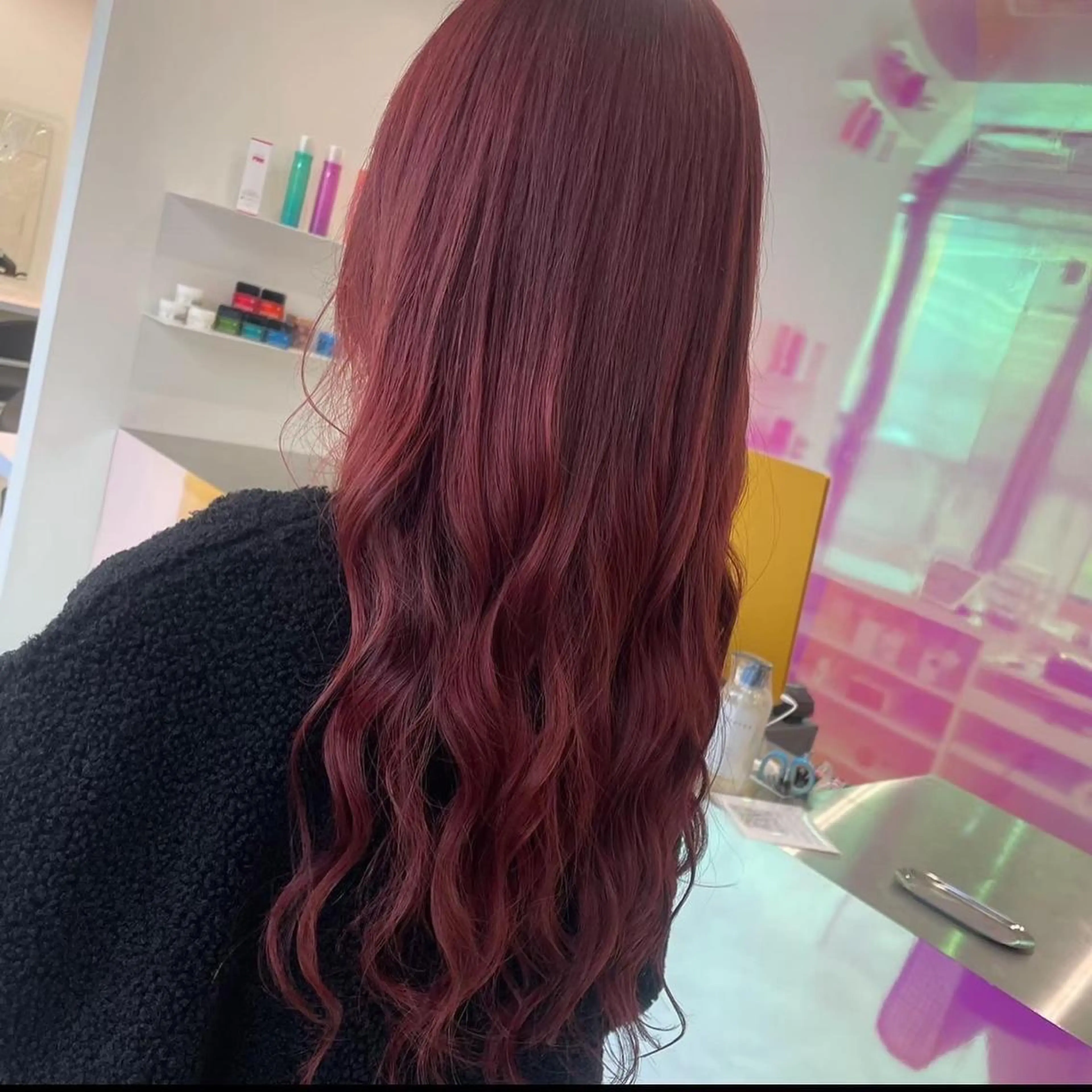 セミロング カラー ヘアアレンジ ブリーチなしの達人 🌈KAITOのヘアスタイル