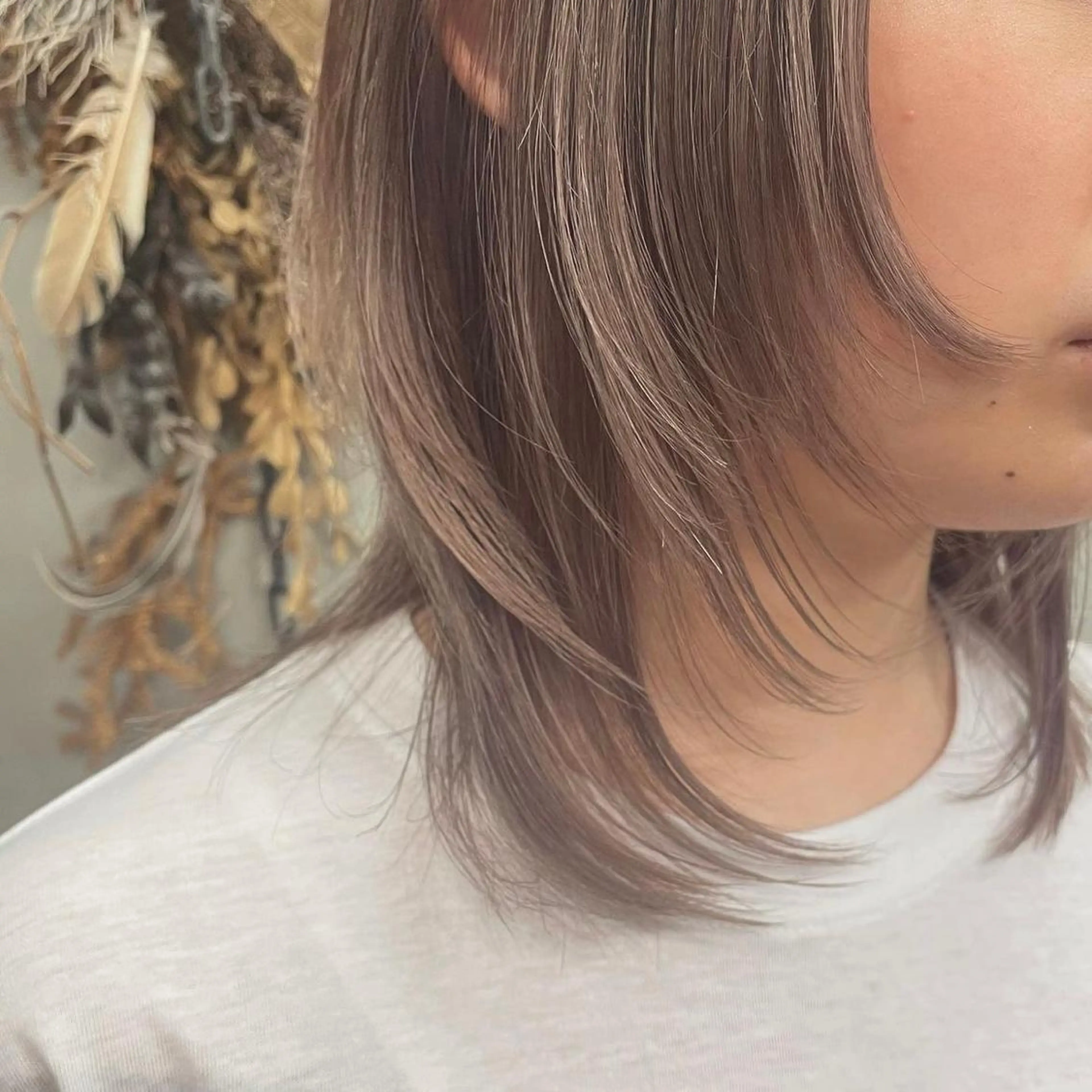 ミディアム カラー ブリーチ RorriM natsuのヘアスタイル