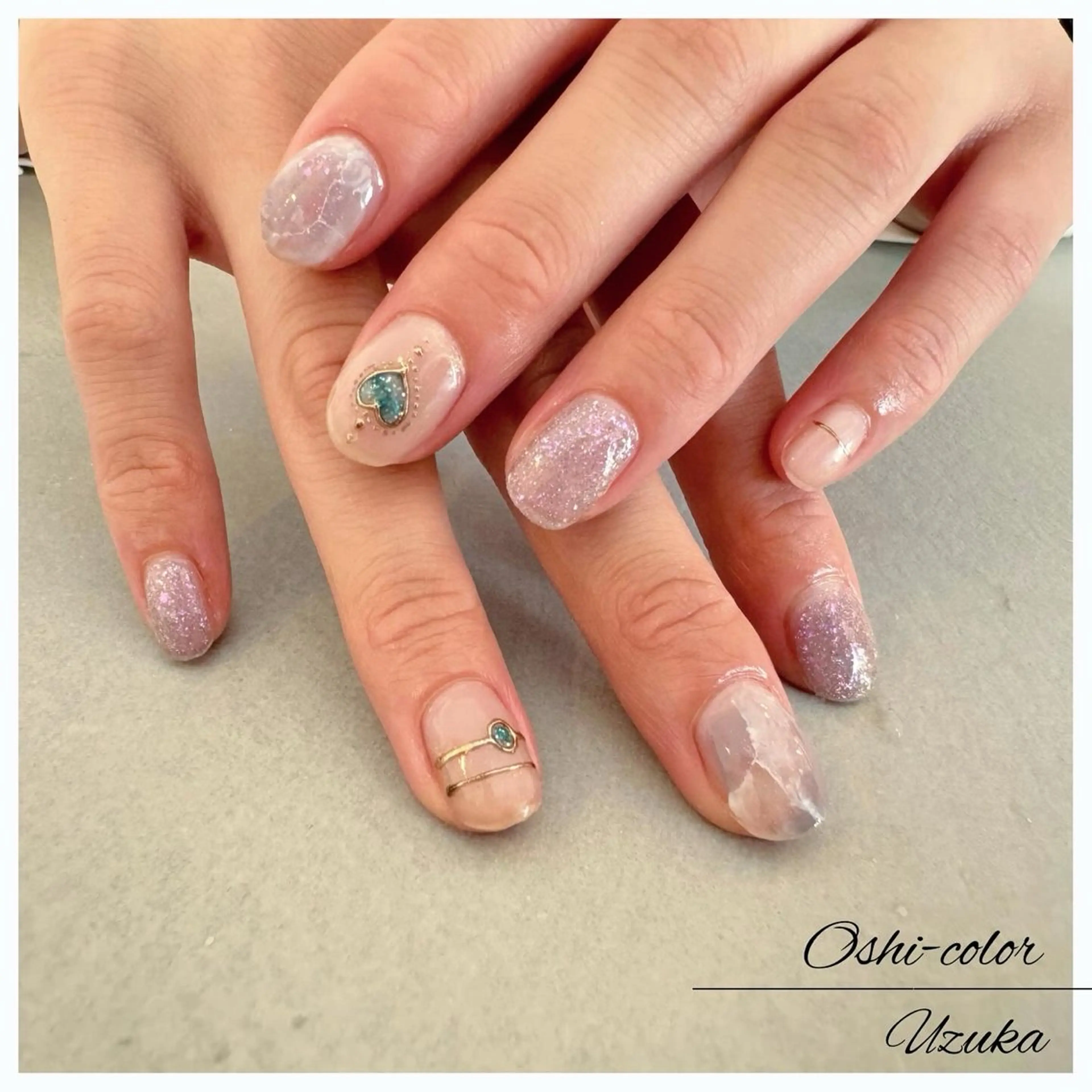 ネイル ニュアンスネイル 【 enn 】 Uzuka Yukaのネイルデザイン