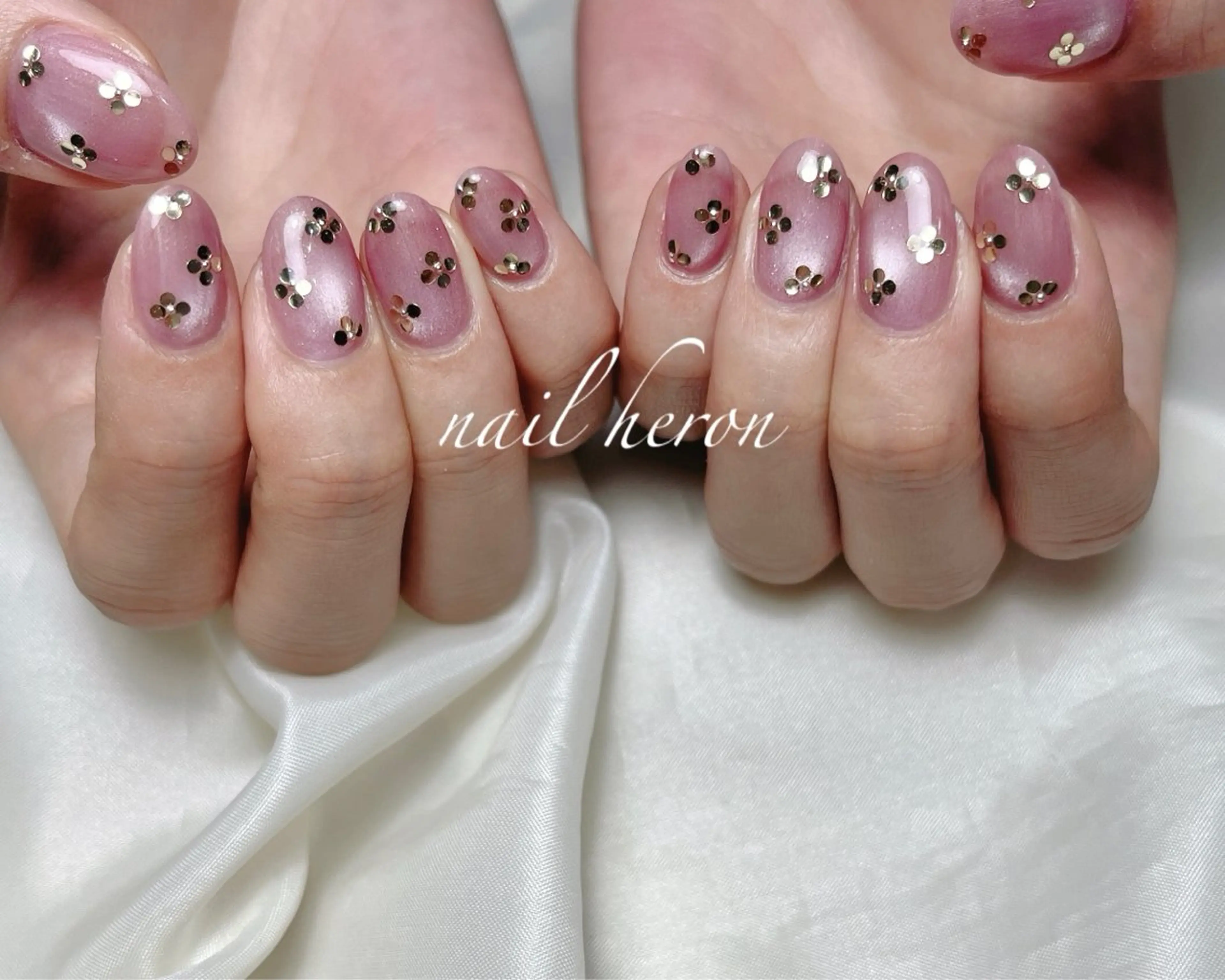 ネイル フラワーネイル ホログラムネイル ハンドネイル nail heron所属・saki_ nail heronのその他イメージ