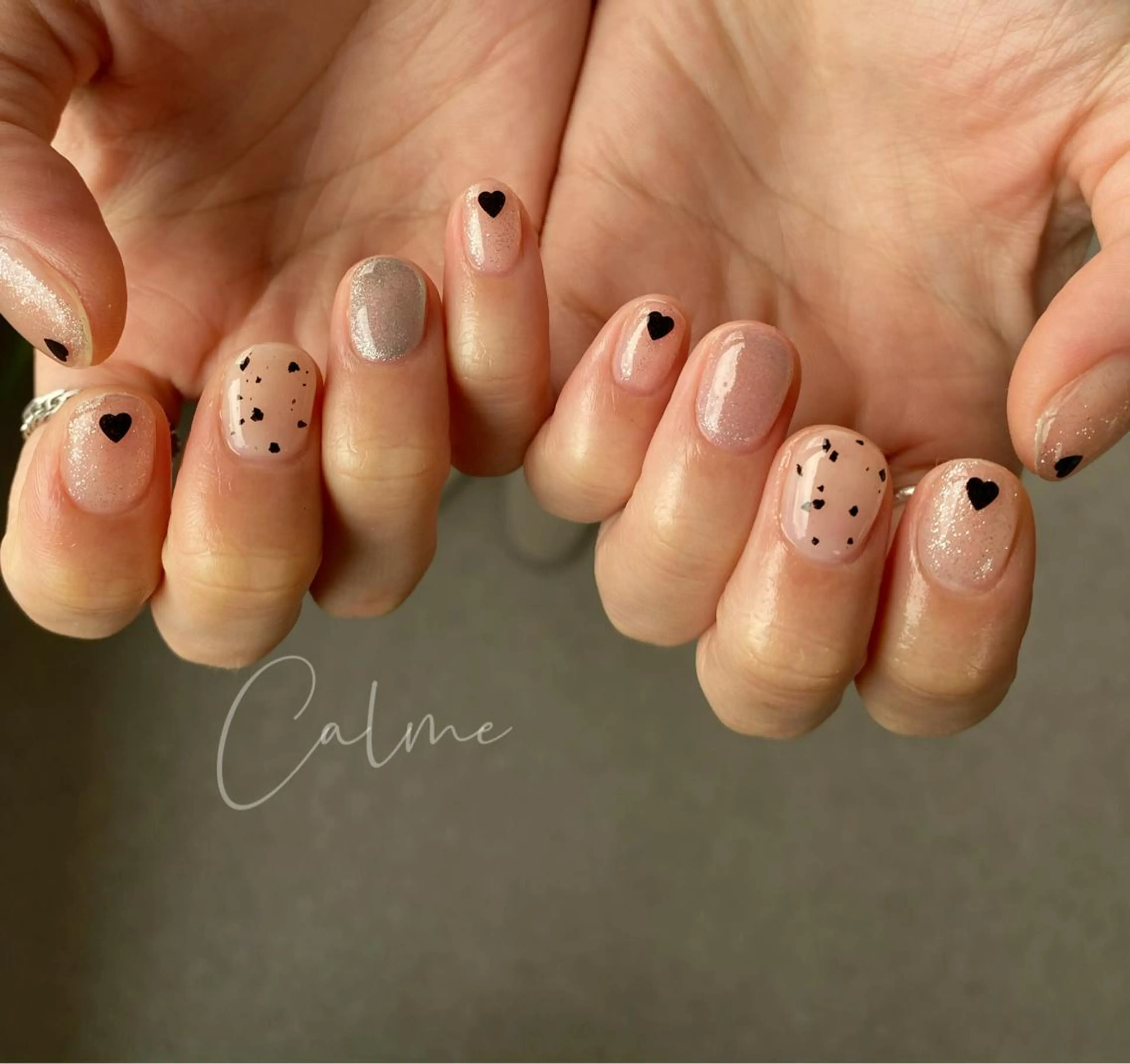 ショート カラー ネイル Nailsalon Calme所属・Nailsalon Calmeのネイルデザイン