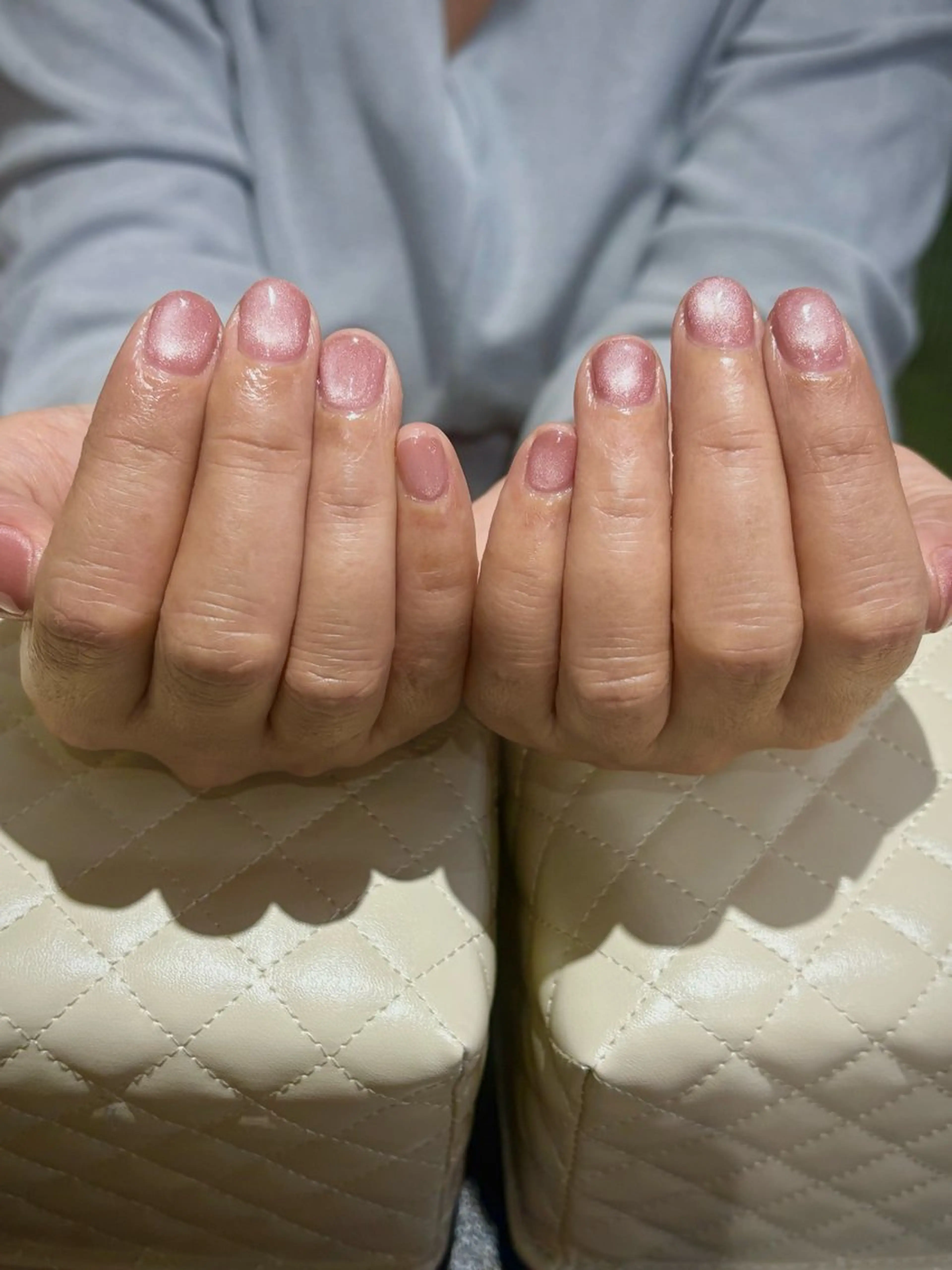 ネイル ピンク シンプルネイル neo.nail柏 Mutsumiのネイルデザイン