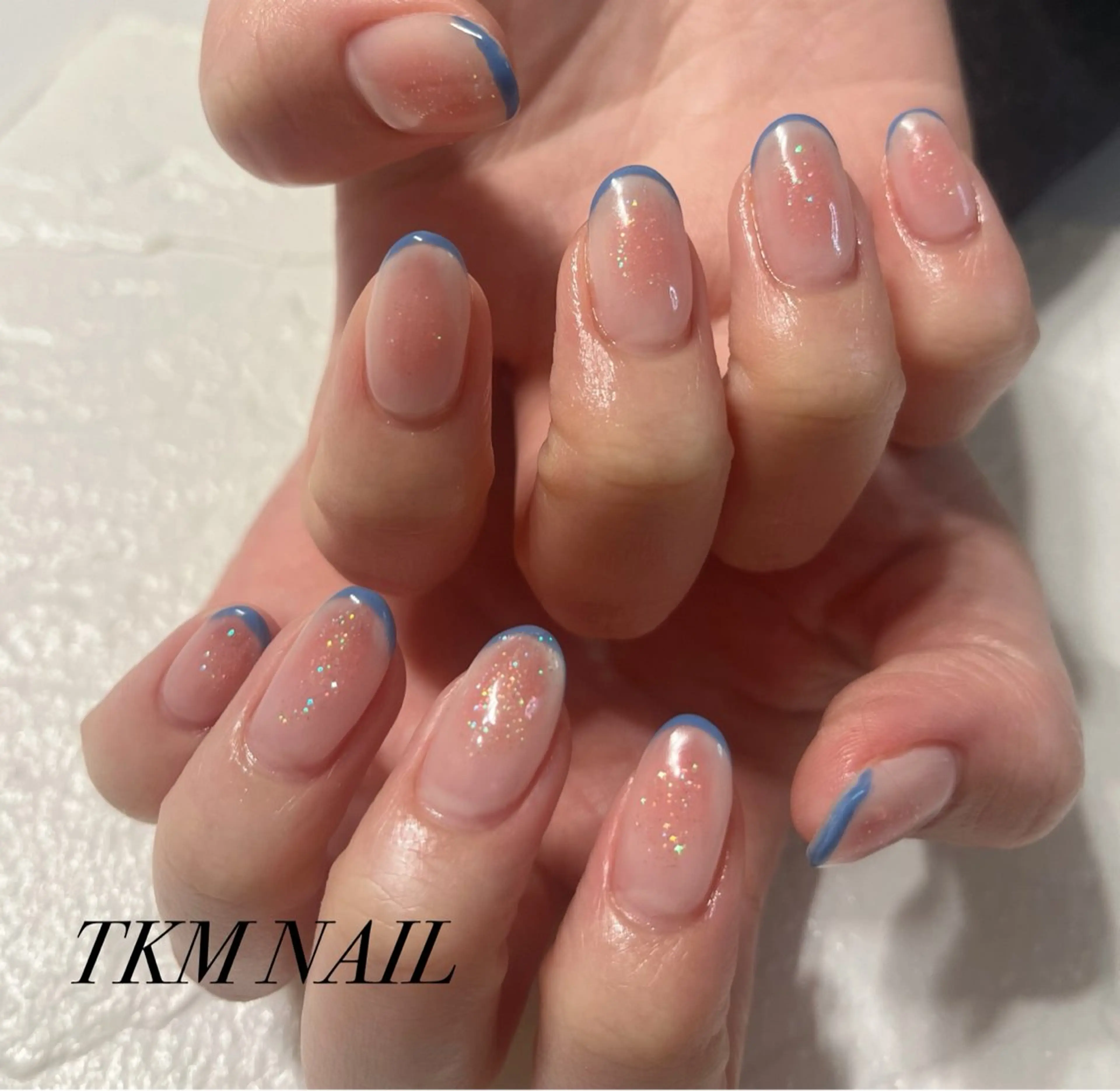 ネイル チークネイル シンプルネイル ______ TKM  NAILのネイルデザイン