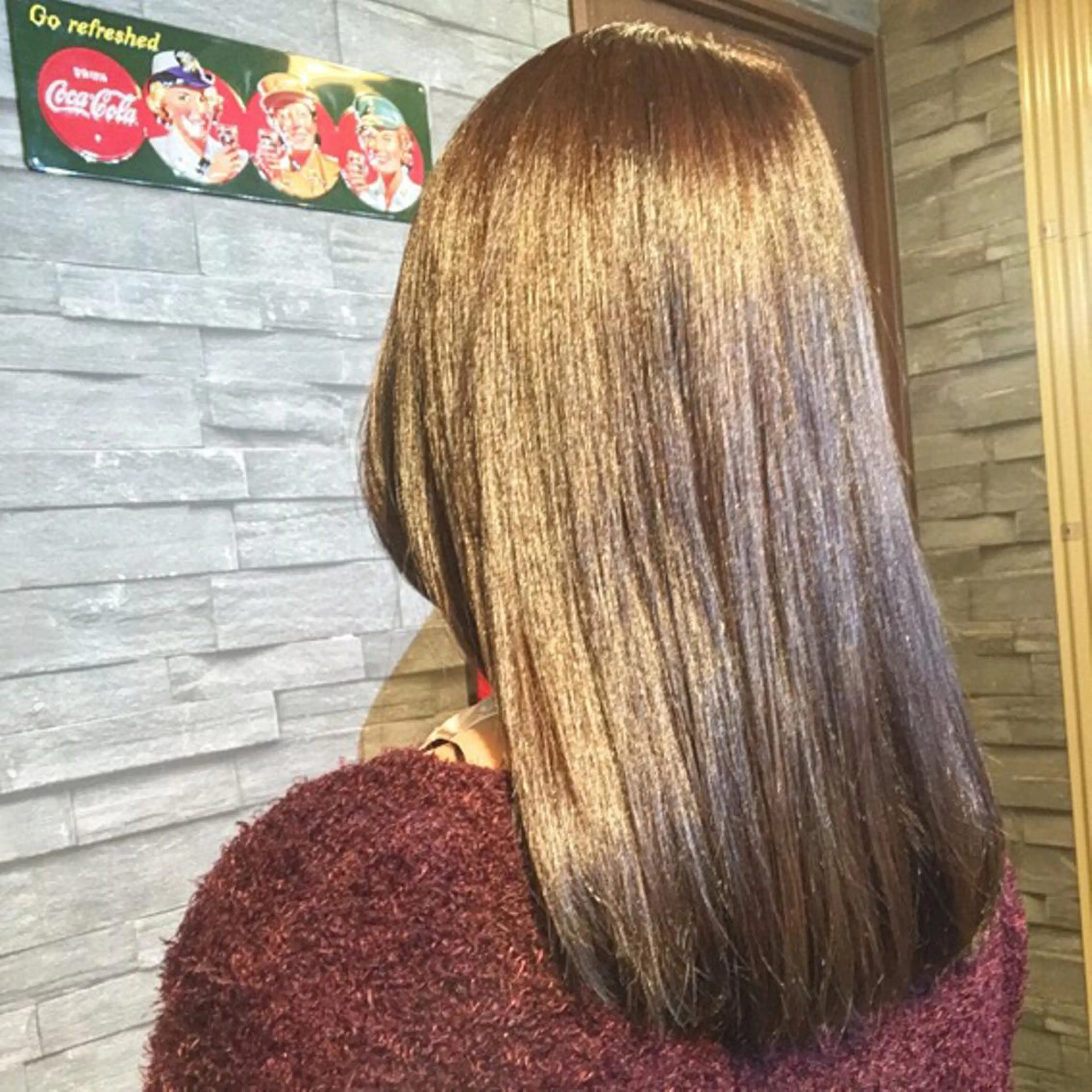 ロング カラー アッシュ アッシュブラウン ブラウンカラー MITSU ✂️のヘアスタイル