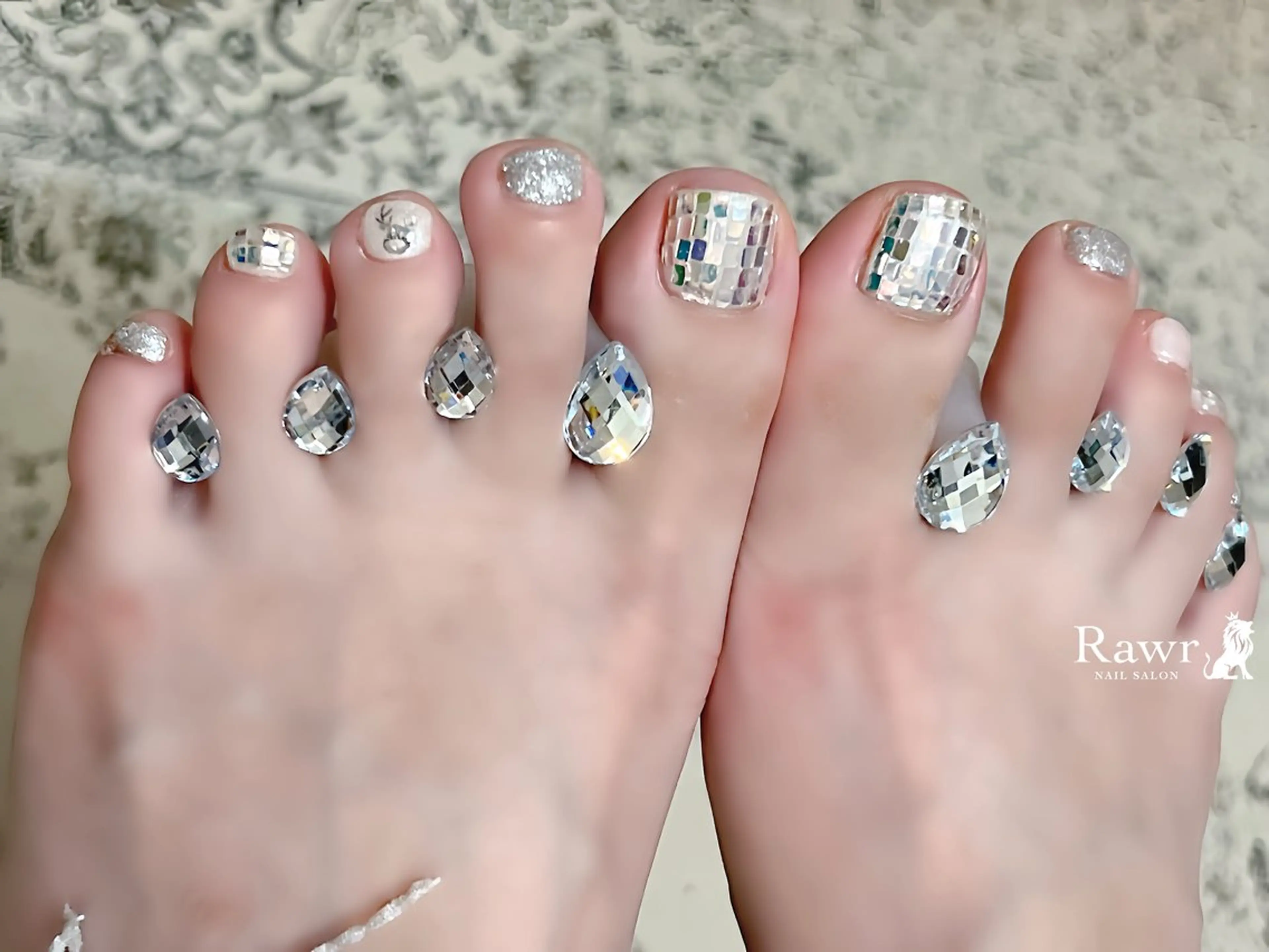 ネイル フットネイル Rawr / saoriのネイルデザイン