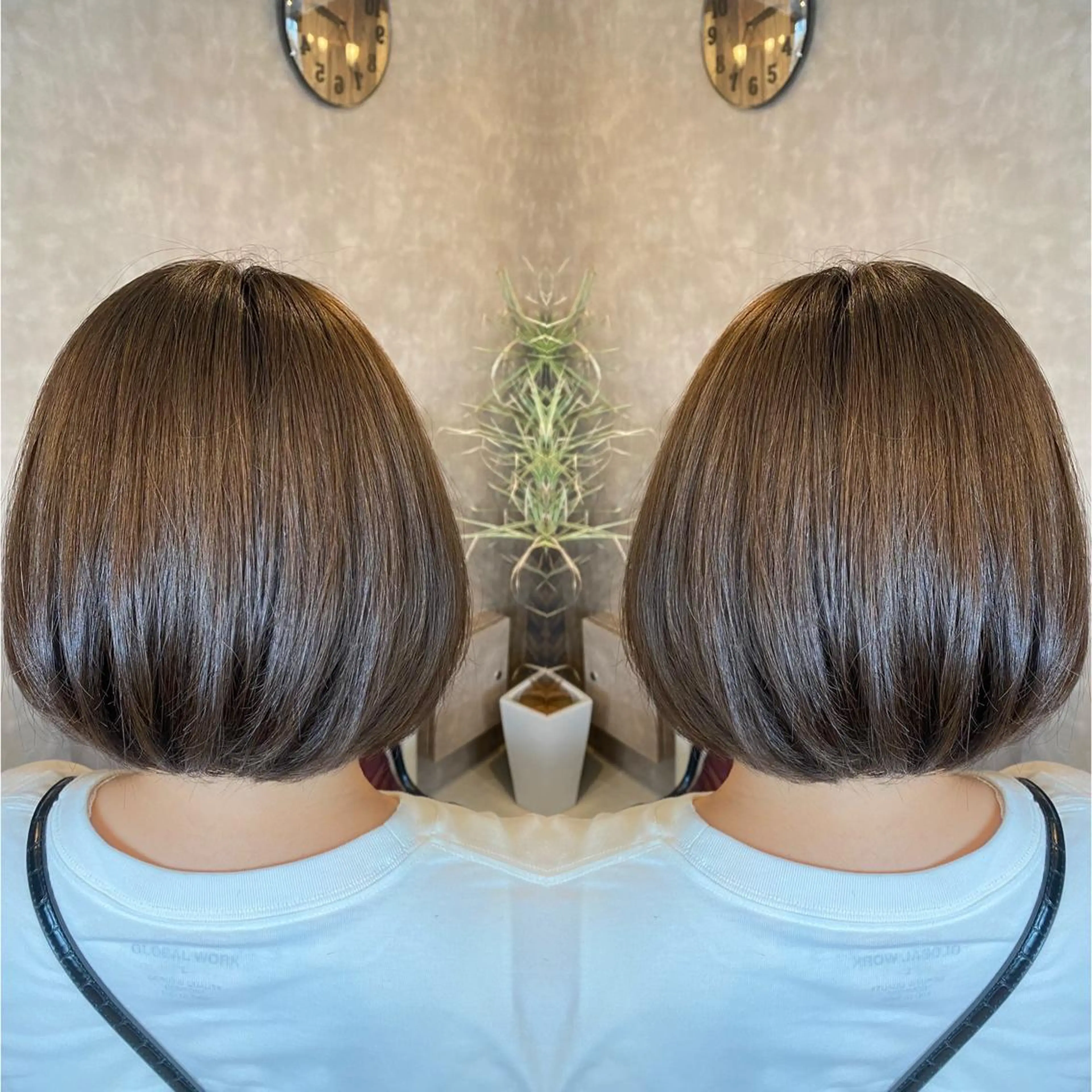 ショート カラー カット ヘアカラー トリートメント tocca 💜石田愛結💜のヘアスタイル