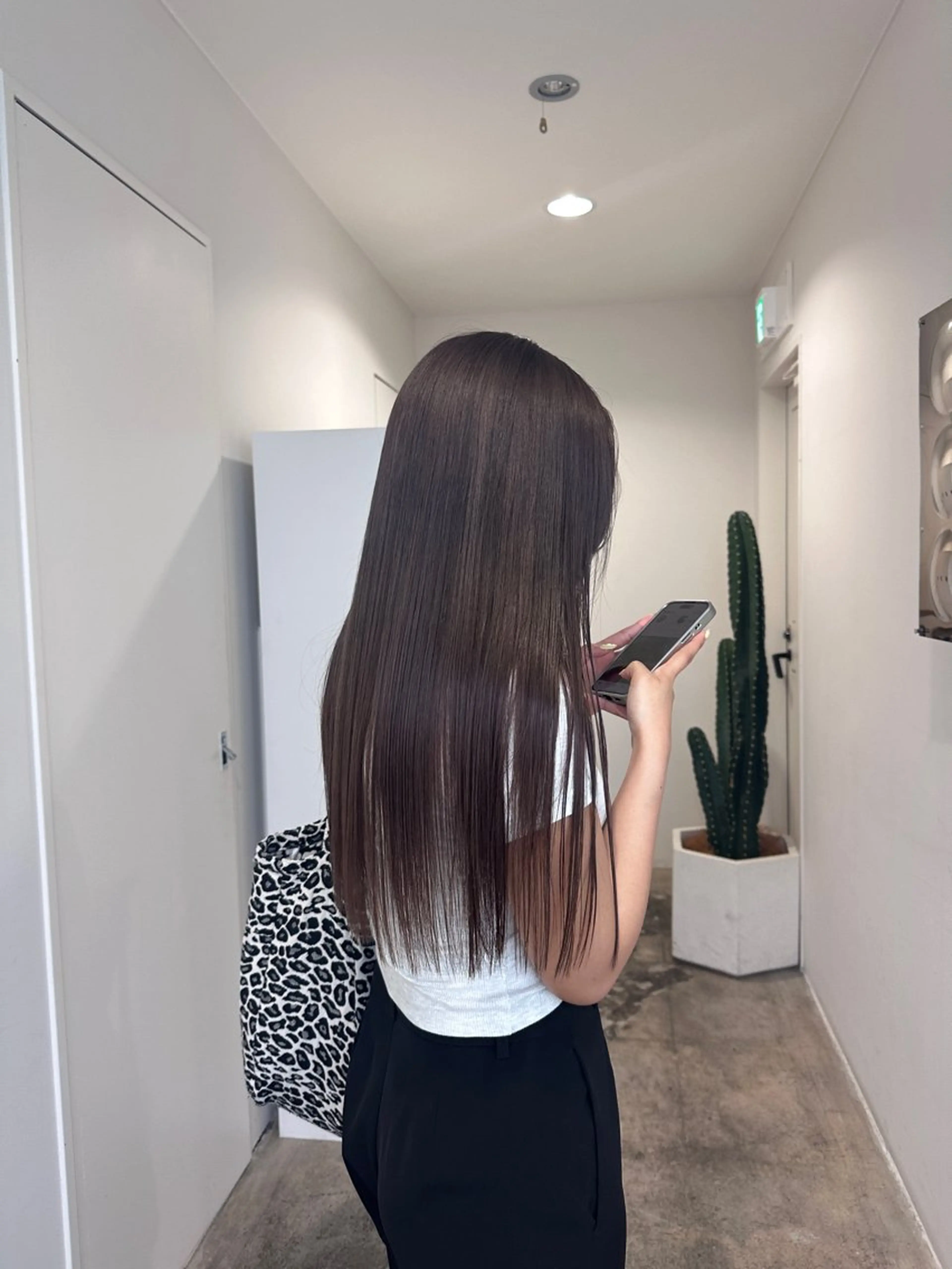 カラー グレージュ ラベンダーカラー ラベンダーグレージュ ラベンダーグレー Haruna ハルナのヘアスタイル