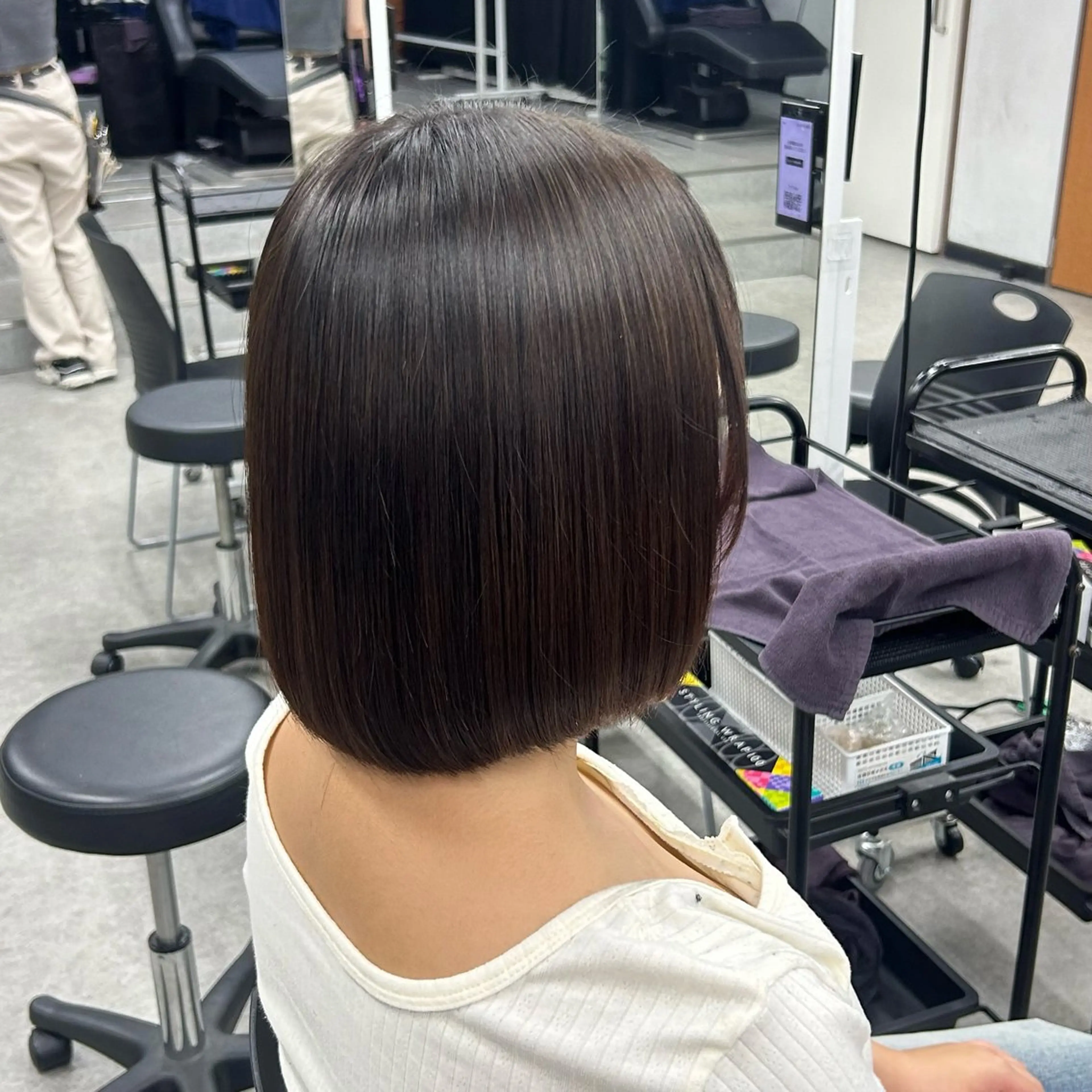 ロング カラー パーマ ヘアアレンジ メンズ キッズ 🩶盛れ✖️韓国ヘア 🩶Himari🎀のヘアスタイル