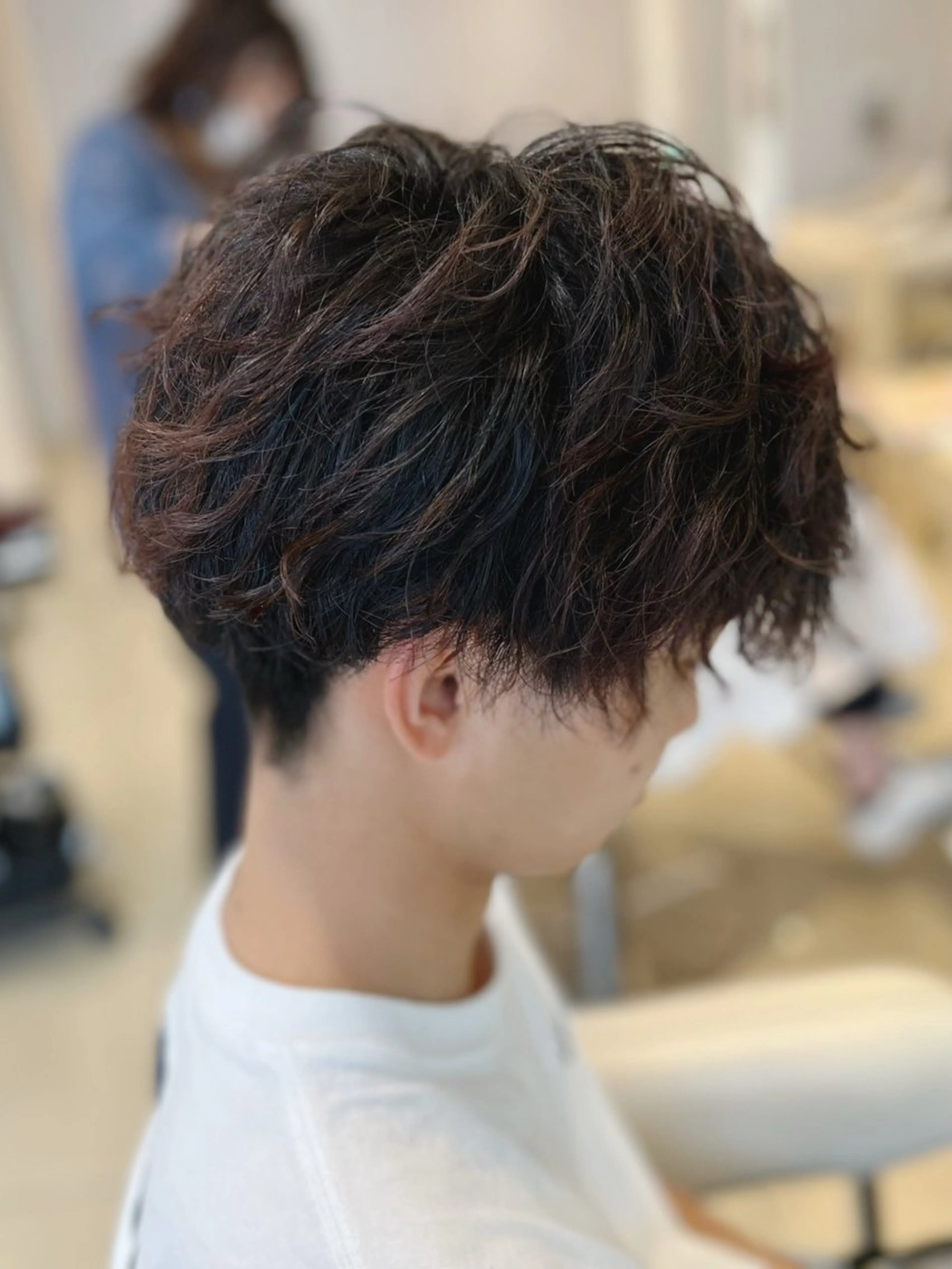 パーマ メンズ メンズパーマ メンズツイストパーマ ツイストスパイラルパーマ 髪質改善 縮毛矯正 Ash宮前平店 鈴木和也のヘアスタイル