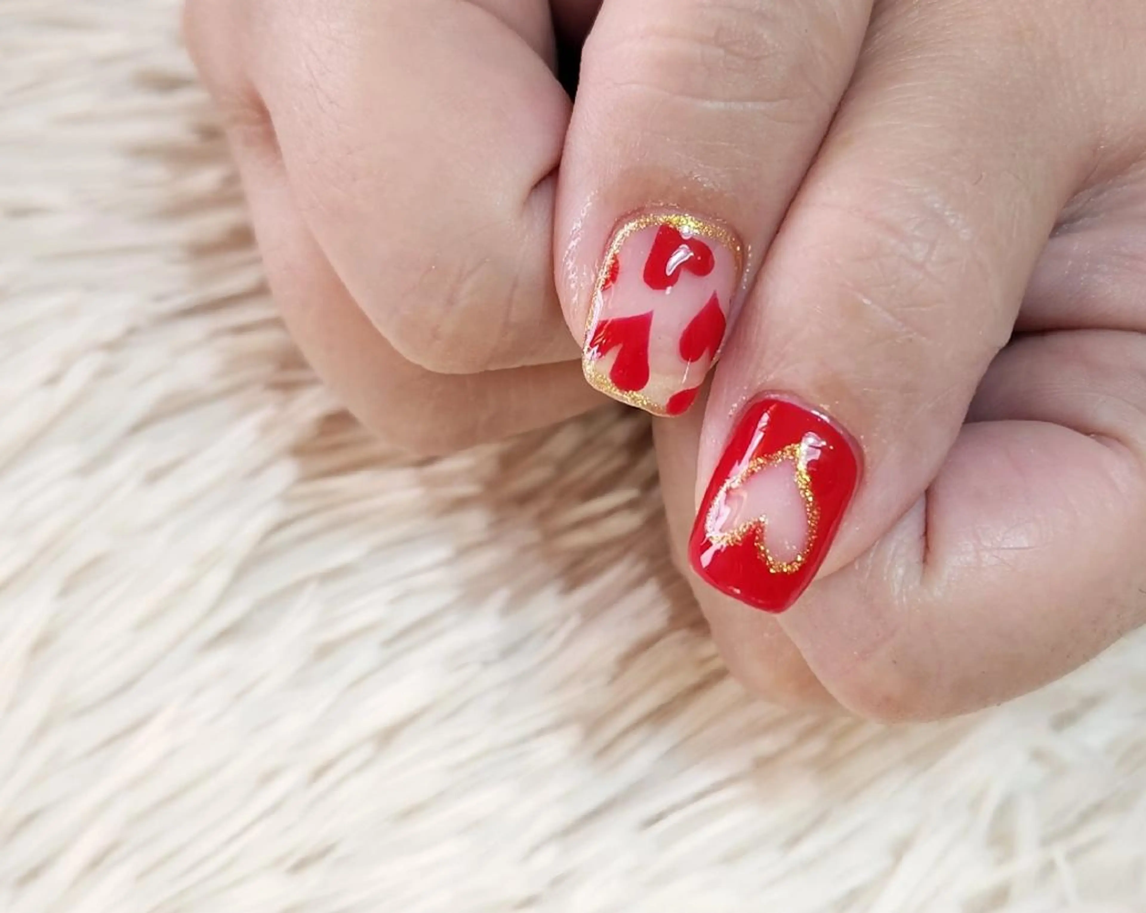 ネイル バレンタイン ハンドネイル   BENNIEのネイルデザイン