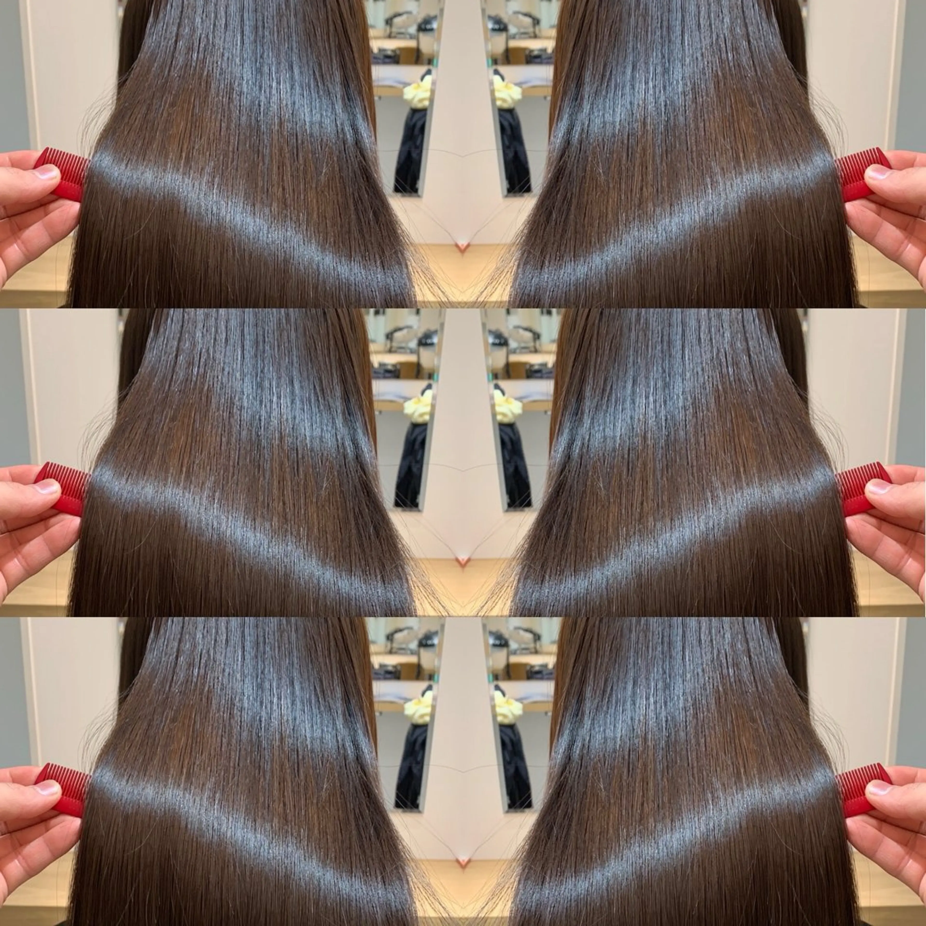 セミロング lyann表参道所属・足立 光のヘアスタイル