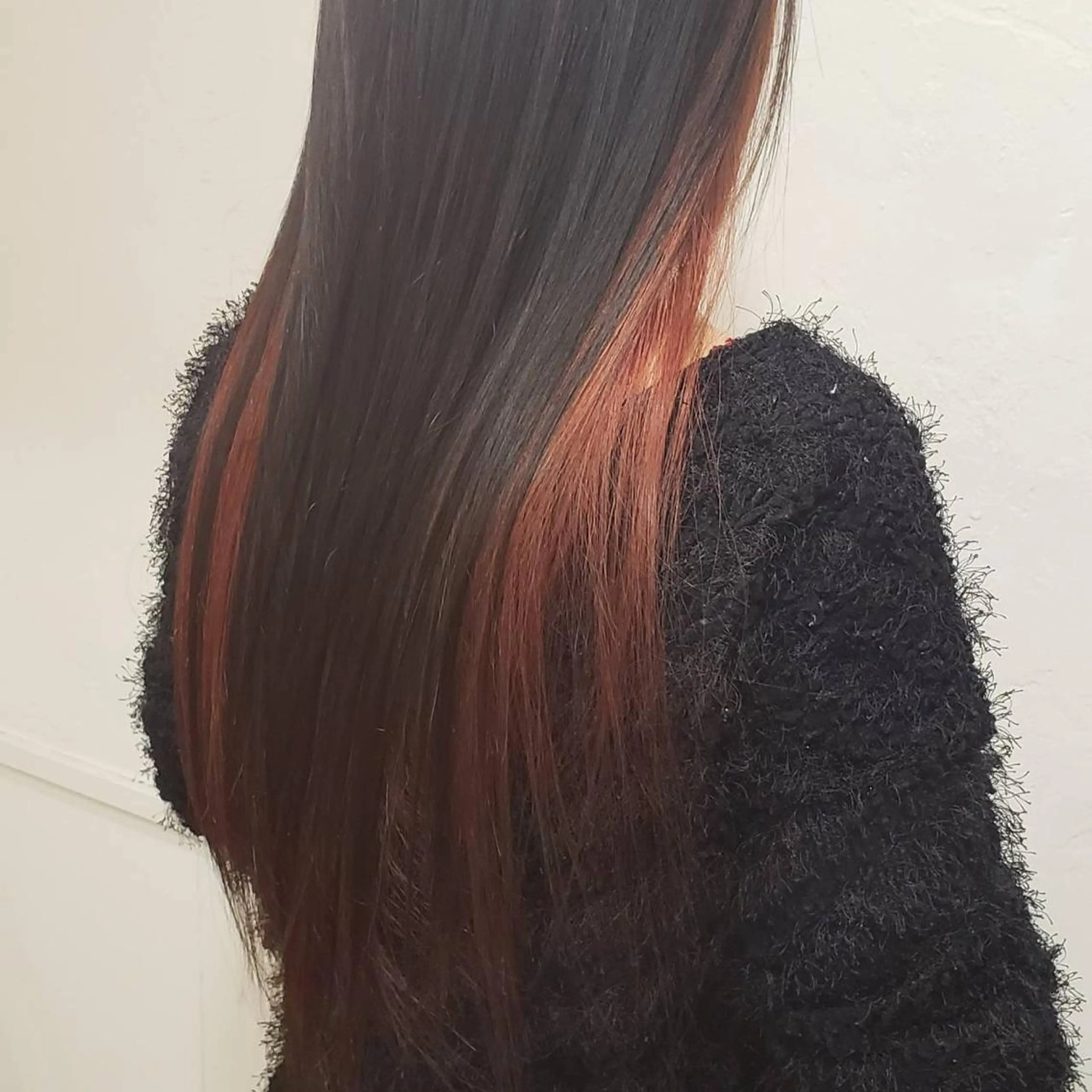 ロング カラー インナーカラー モデル募集💚 Miyabi💚のヘアスタイル