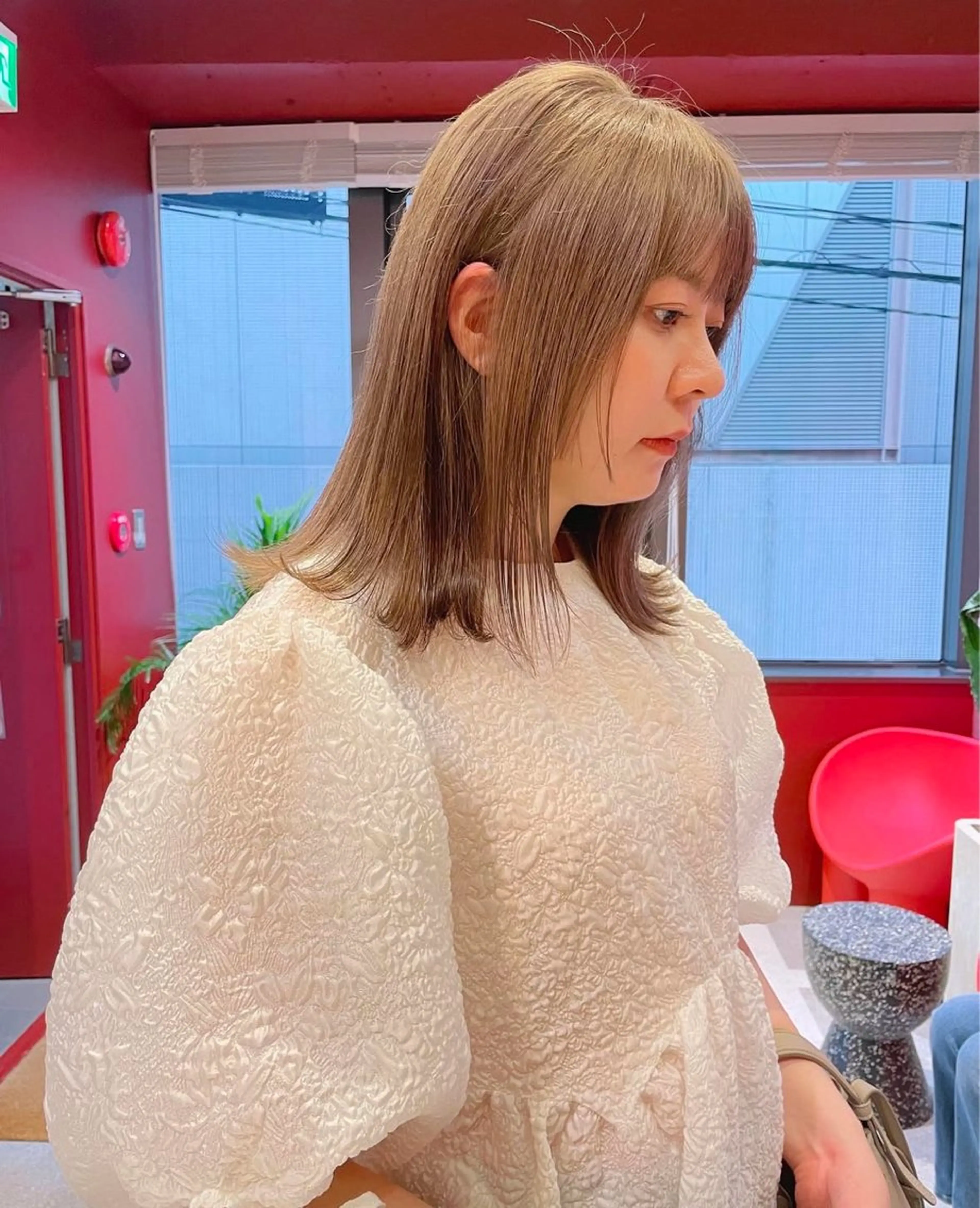 ロング カラー ブリーチ 透明感×レイヤーカッ ト🌼kiraraのヘアスタイル