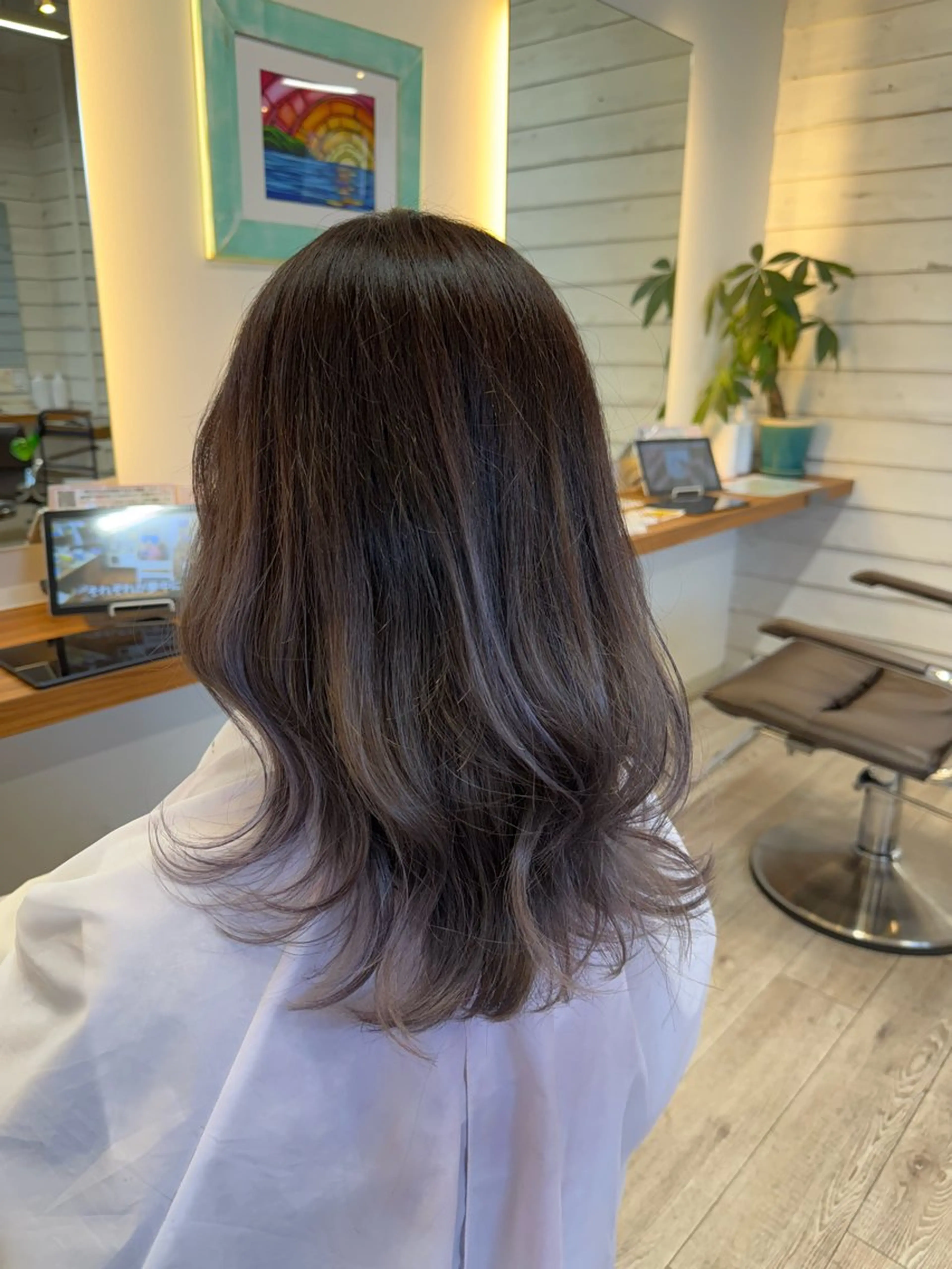 セミロング 下島 優人のヘアスタイル