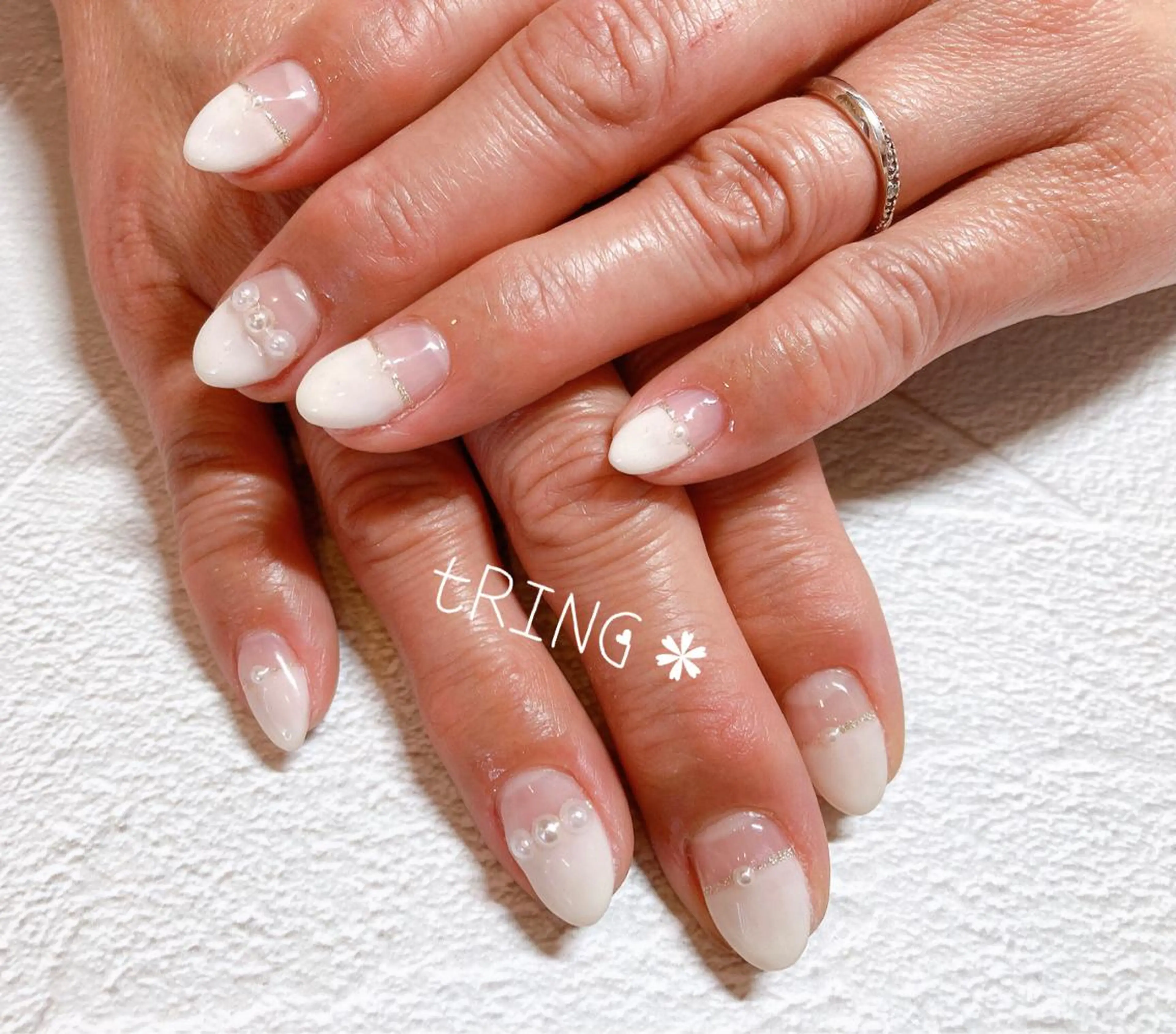 ネイル ハンドネイル tRING＊ しいの木台のネイルデザイン