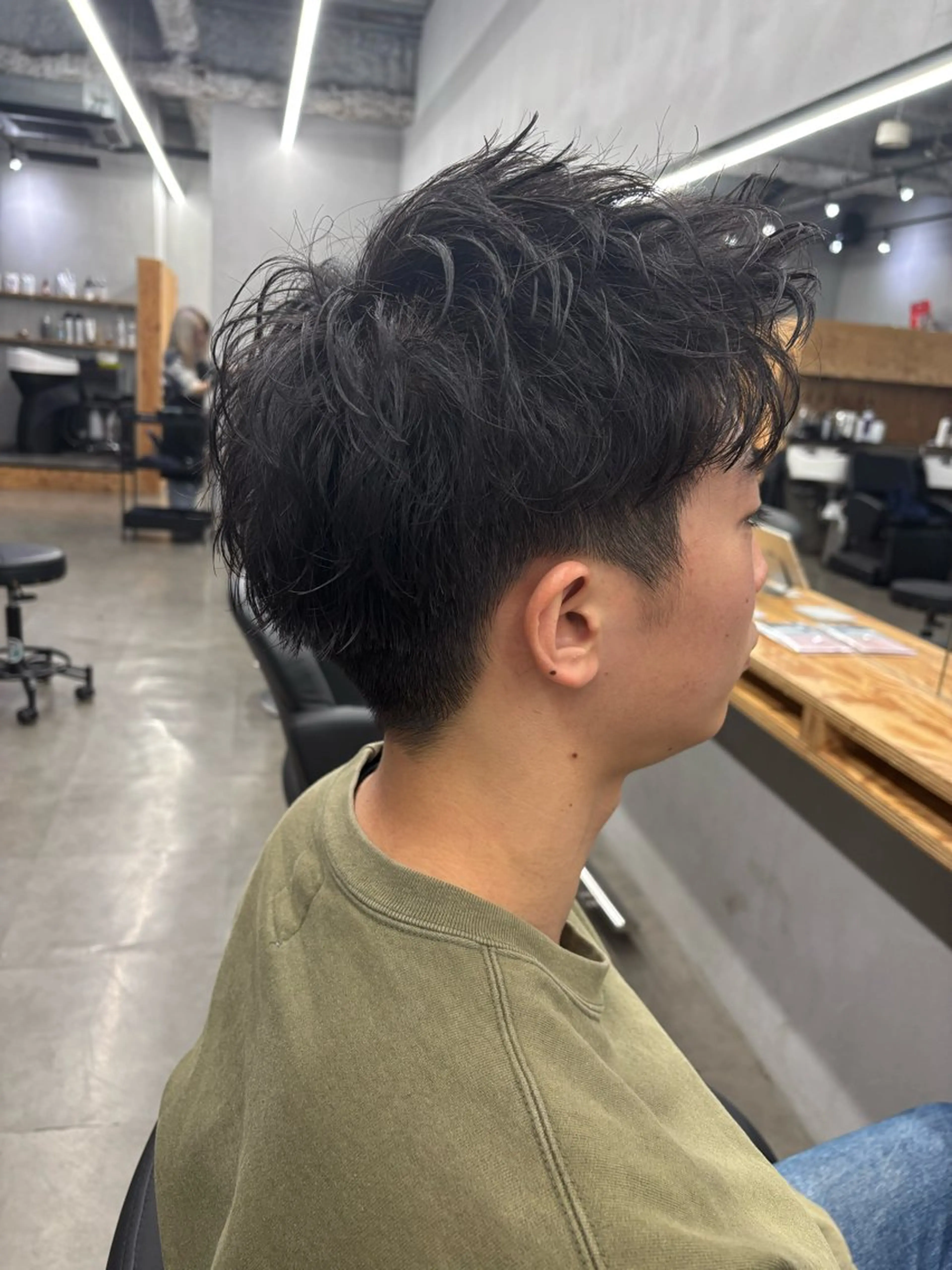 ショート パーマ メンズ メンズパーマ スパイキーショート ショートヘア カット パーマ メンズ支持率NO.1 マサキのヘアスタイル