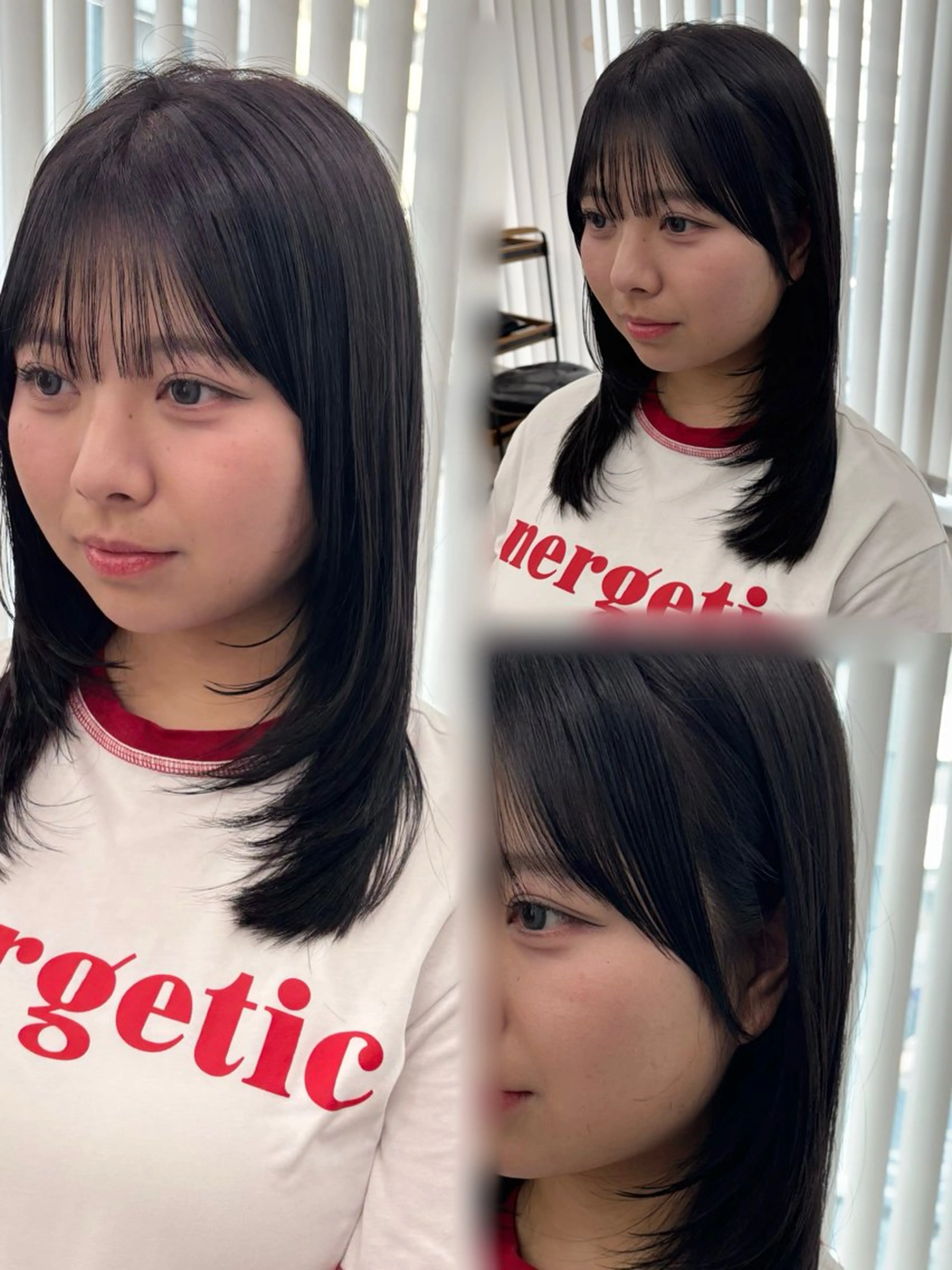 セミロング カラー カット ヘアカラー ダブルカラー 🌙chinariのヘアスタイル