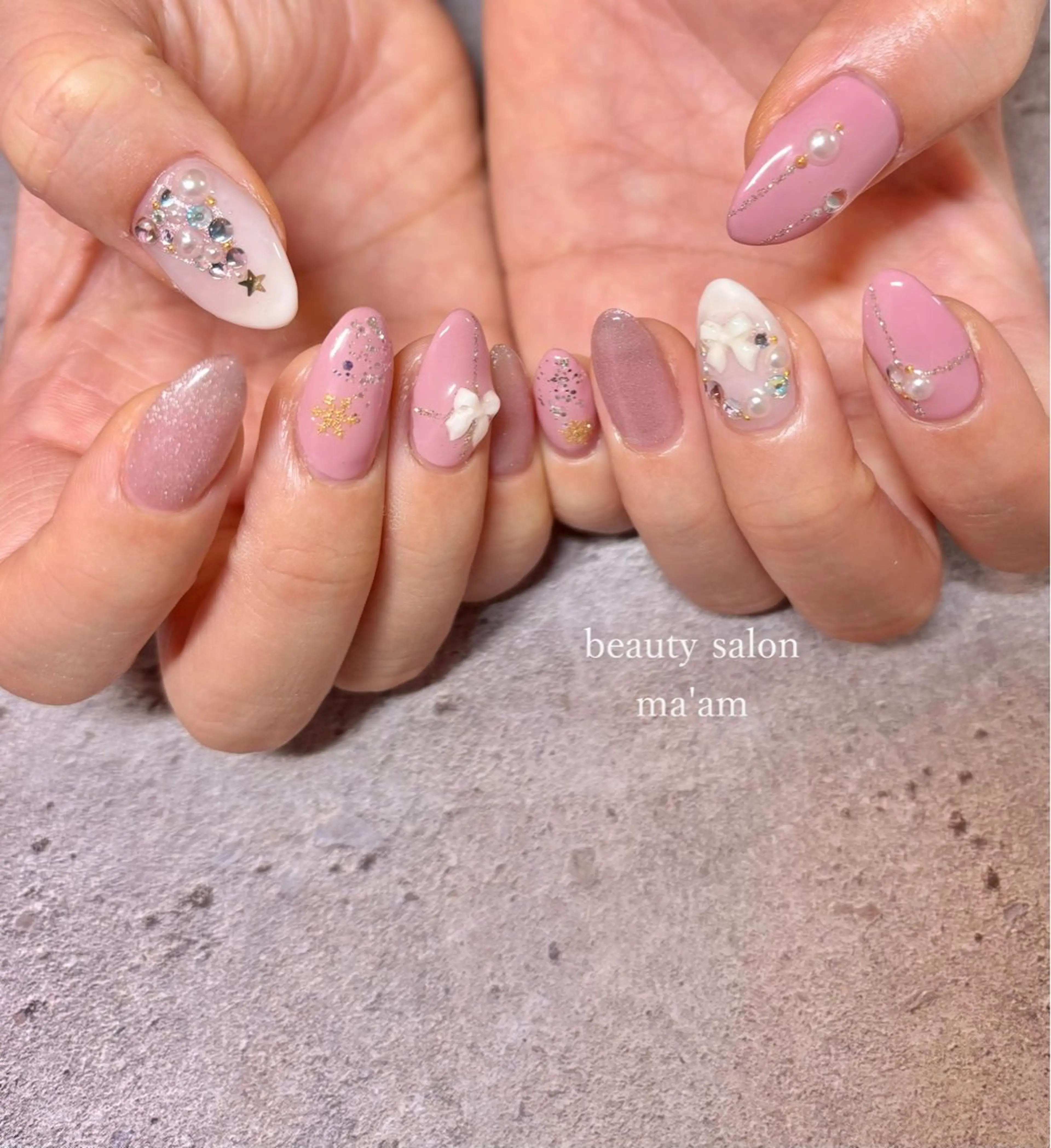 ネイル ハンドネイル beauty salon ma'am所属・chihiro 小路ネイルのネイルデザイン