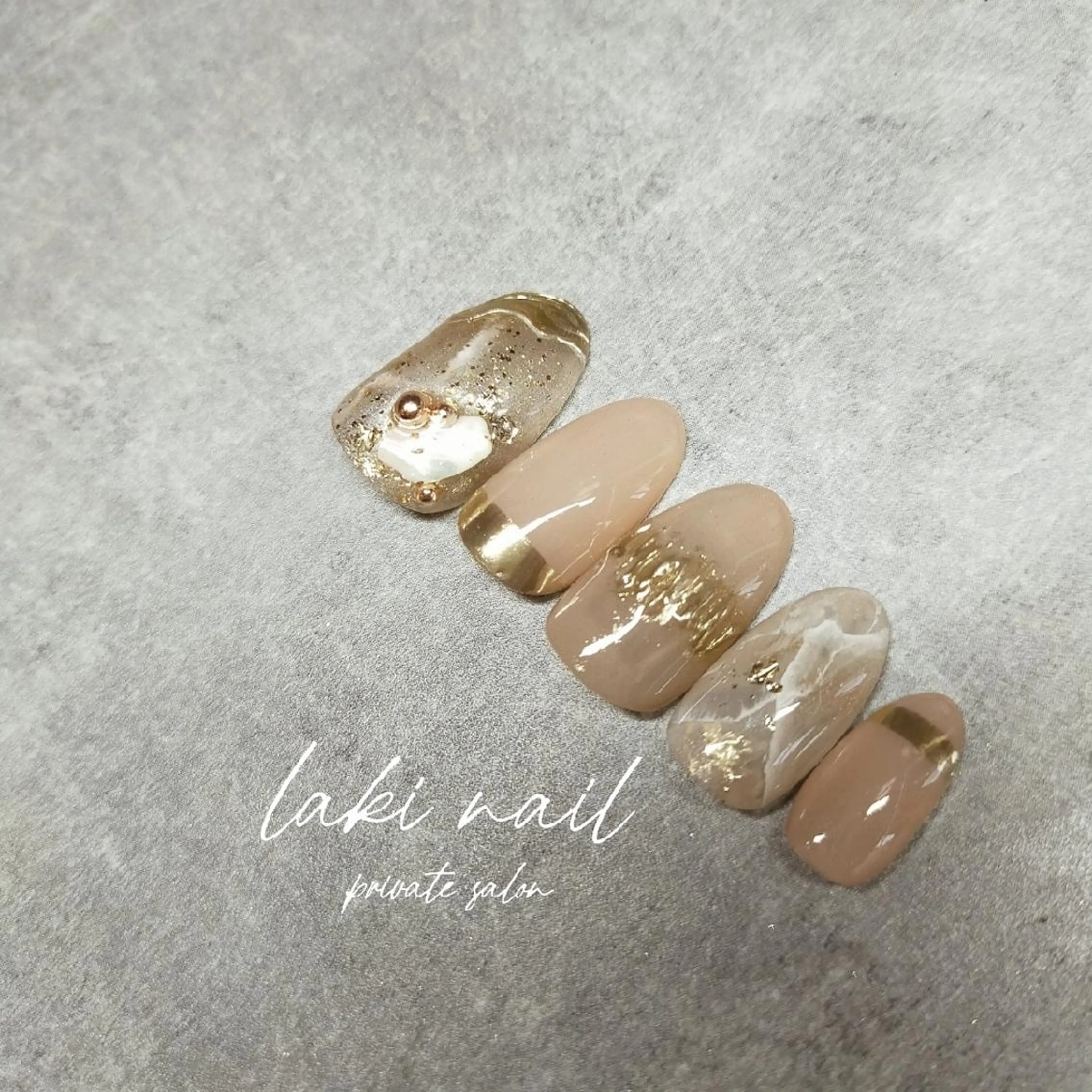 ネイル ニュアンスネイル ネイルチップ ハンドネイル by lakiのネイルデザイン