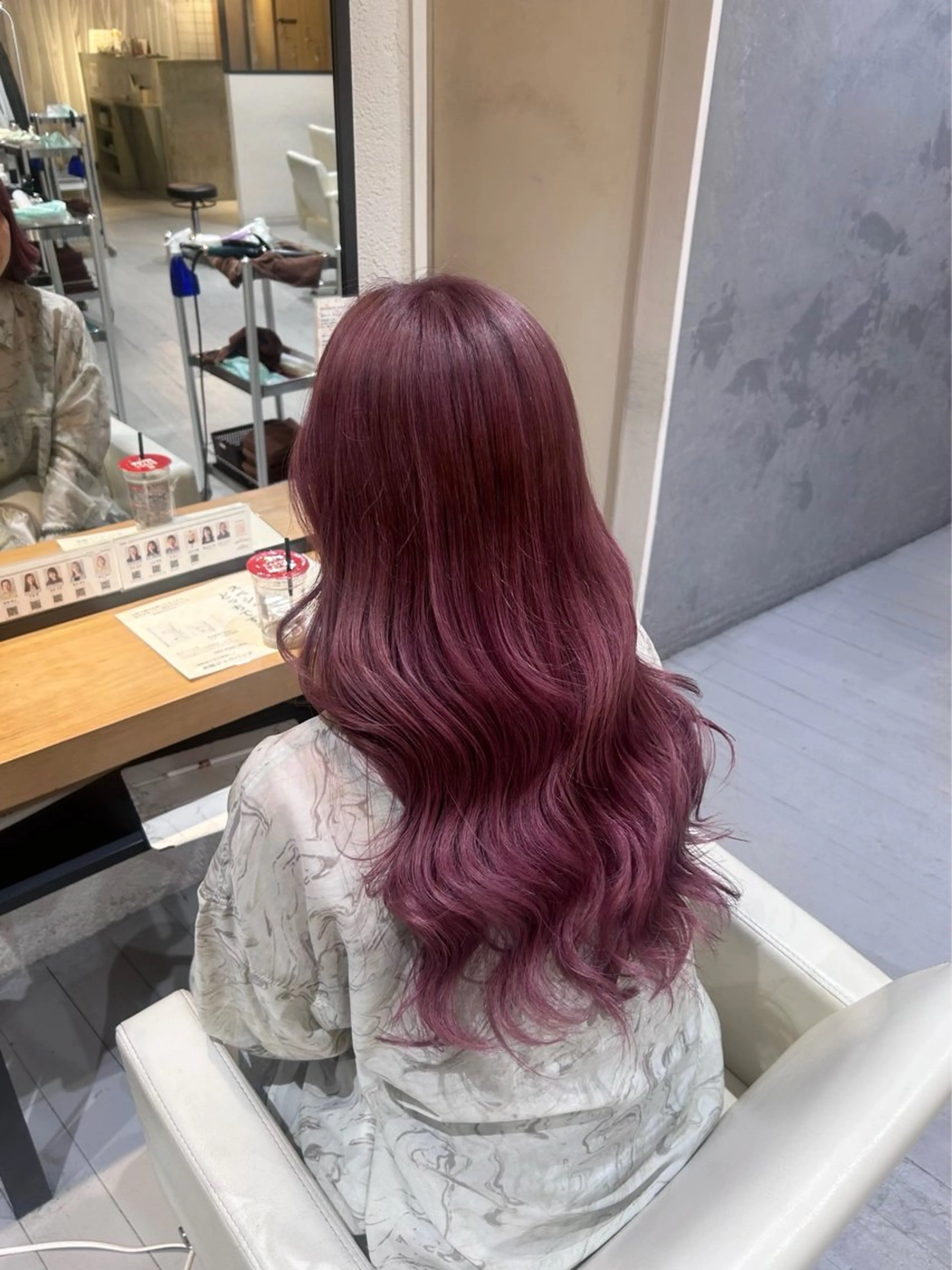 カラー ヘアカラー 梅田/透明感カラー/ ストレート/mariのヘアスタイル