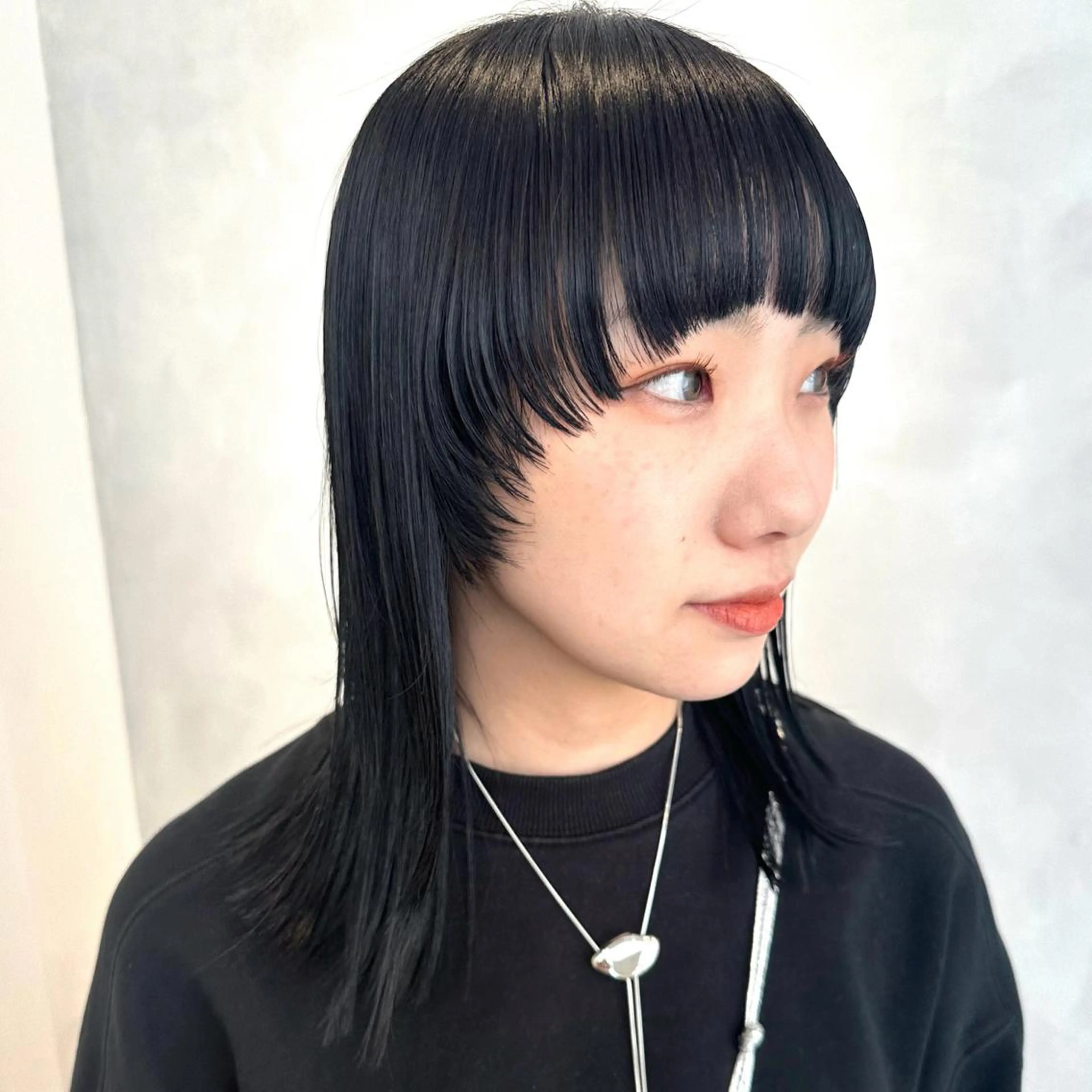 ⭐️縮毛矯正⭐️[カット]+[縮毛矯正]+[ハホニコトリートメント]痛み最小限にサラサラストレートヘアに✨内部補修でケアの写真