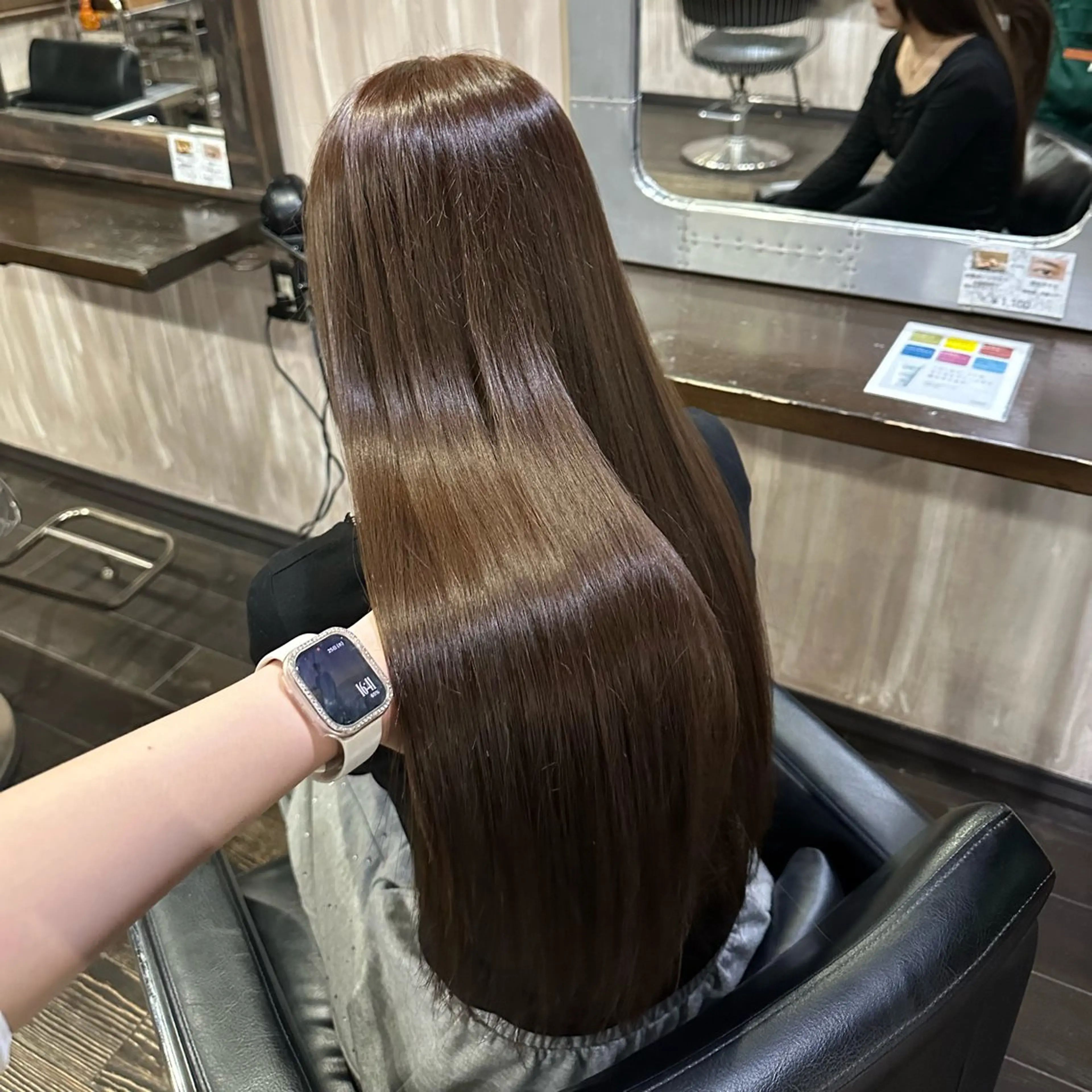 カラー ブリーチ🌟 縮毛矯正🩷はるなのヘアスタイル