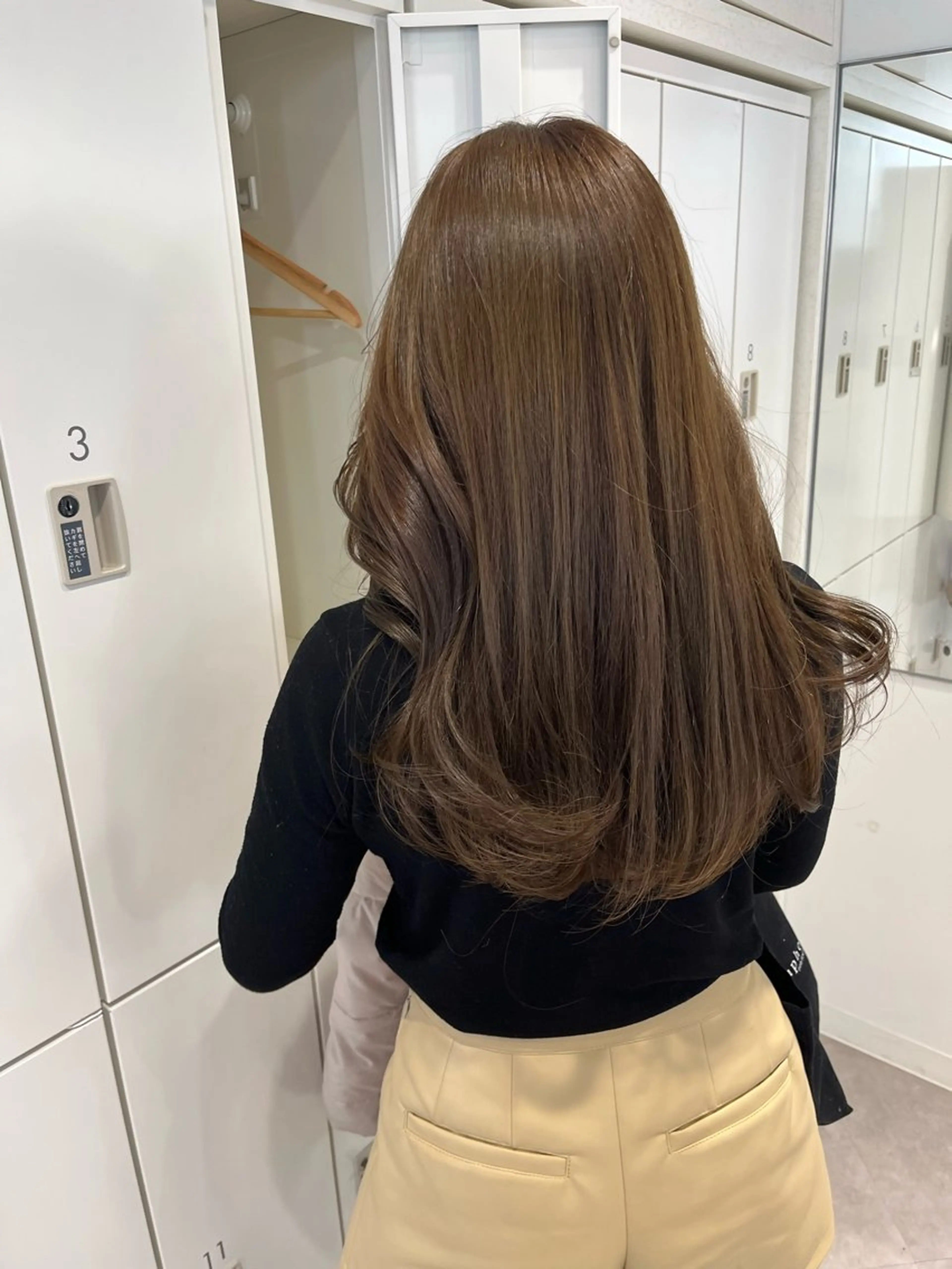 ロング カラー ヘアカラー トリートメント 韓国ハッシュカット/ 新宿/髪質改善/岡崎のヘアスタイル