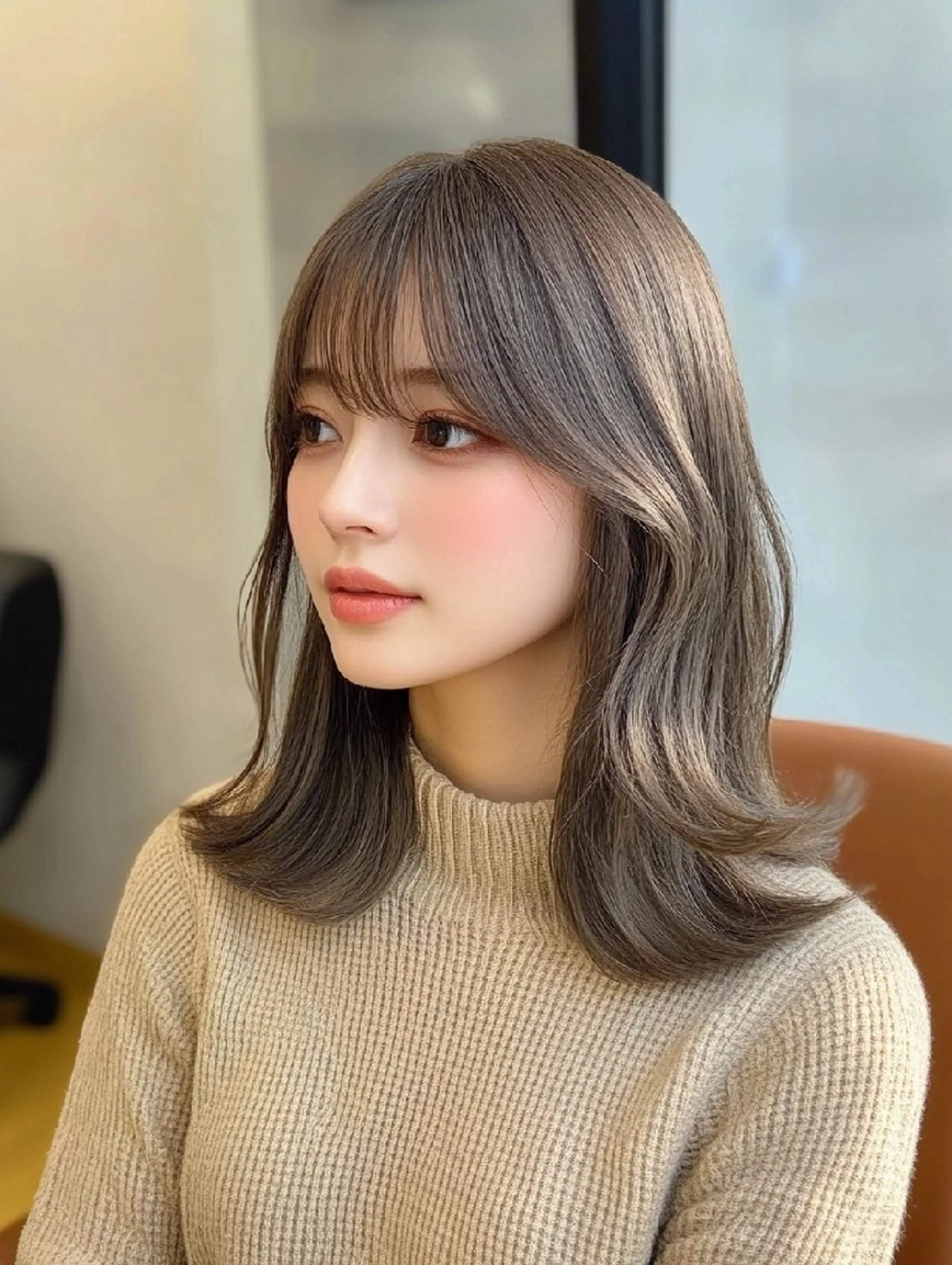 カラー 束感まつぱ🥑🤍 NATUKI🤍のマツエク・マツパデザイン