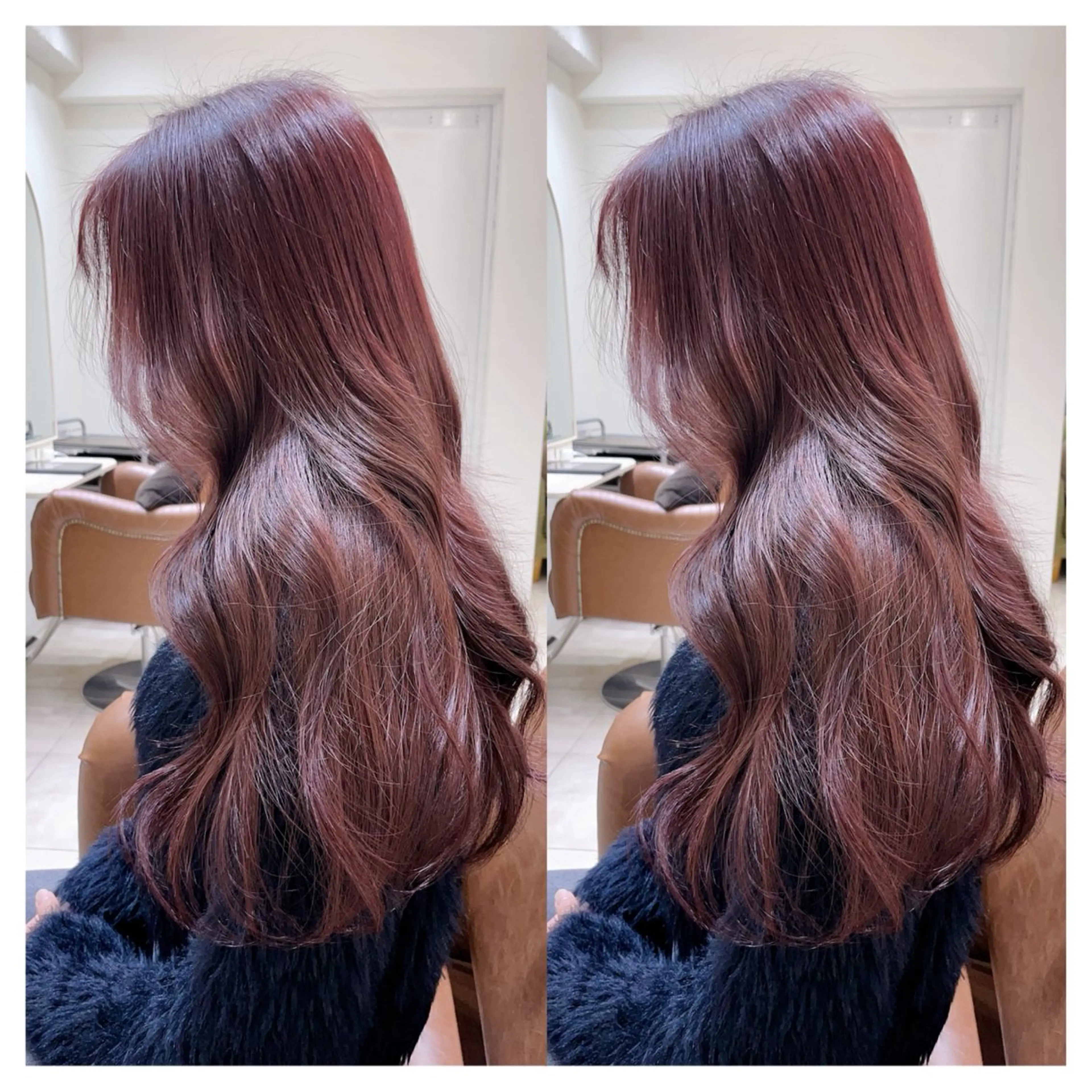 ロング カラー カット ヘアカラー トリートメント 村山 茉衣のヘアスタイル