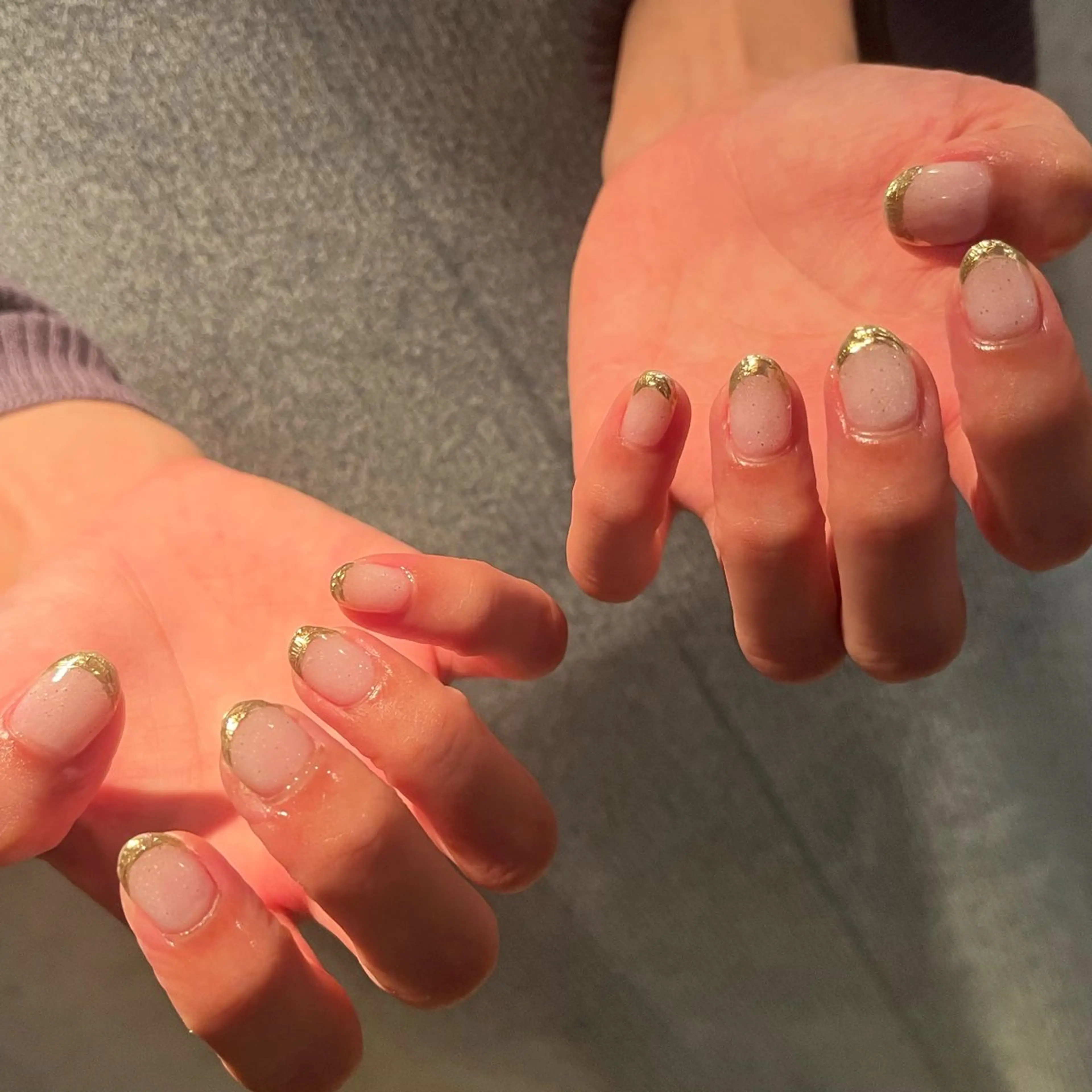 ネイル フレンチネイル ミラーネイル ハンドネイル DariL Ayaのネイルデザイン