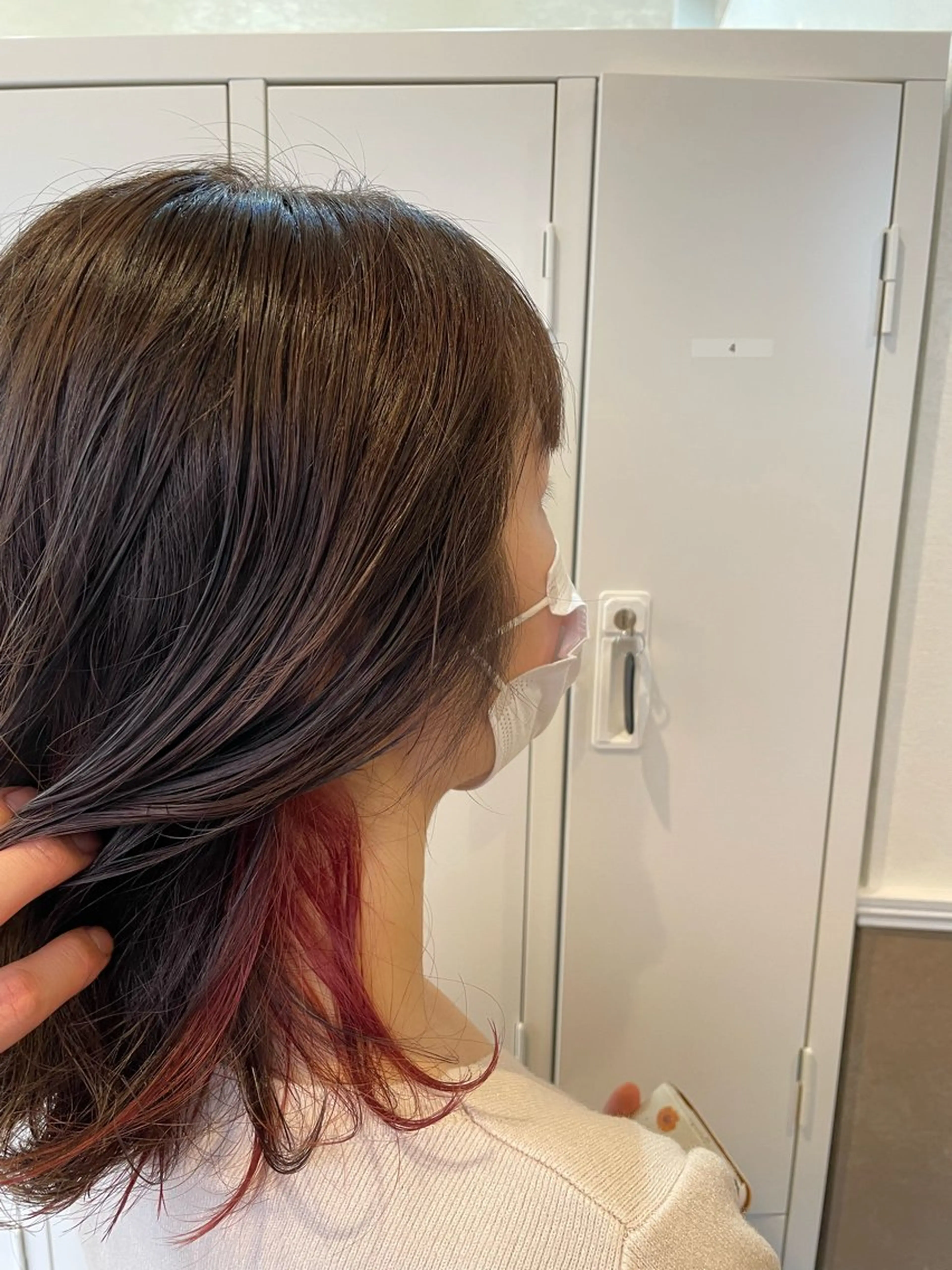 ミディアム カラー インナーカラー カット ヘアカラー TELA HAIR 守谷のヘアスタイル