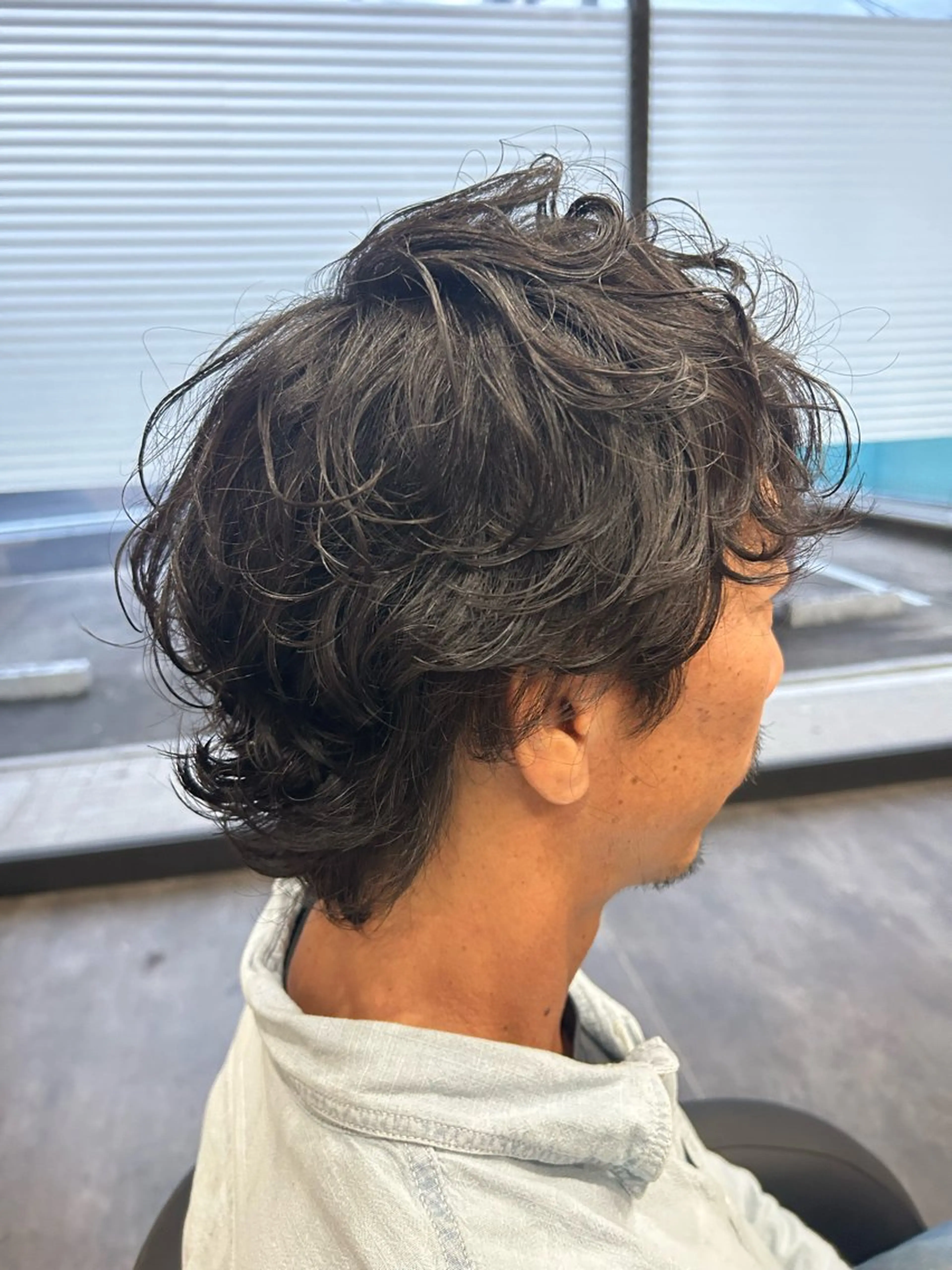 ショート パーマ メンズ カット パーマ Seaツイスト/ ユウガのヘアスタイル