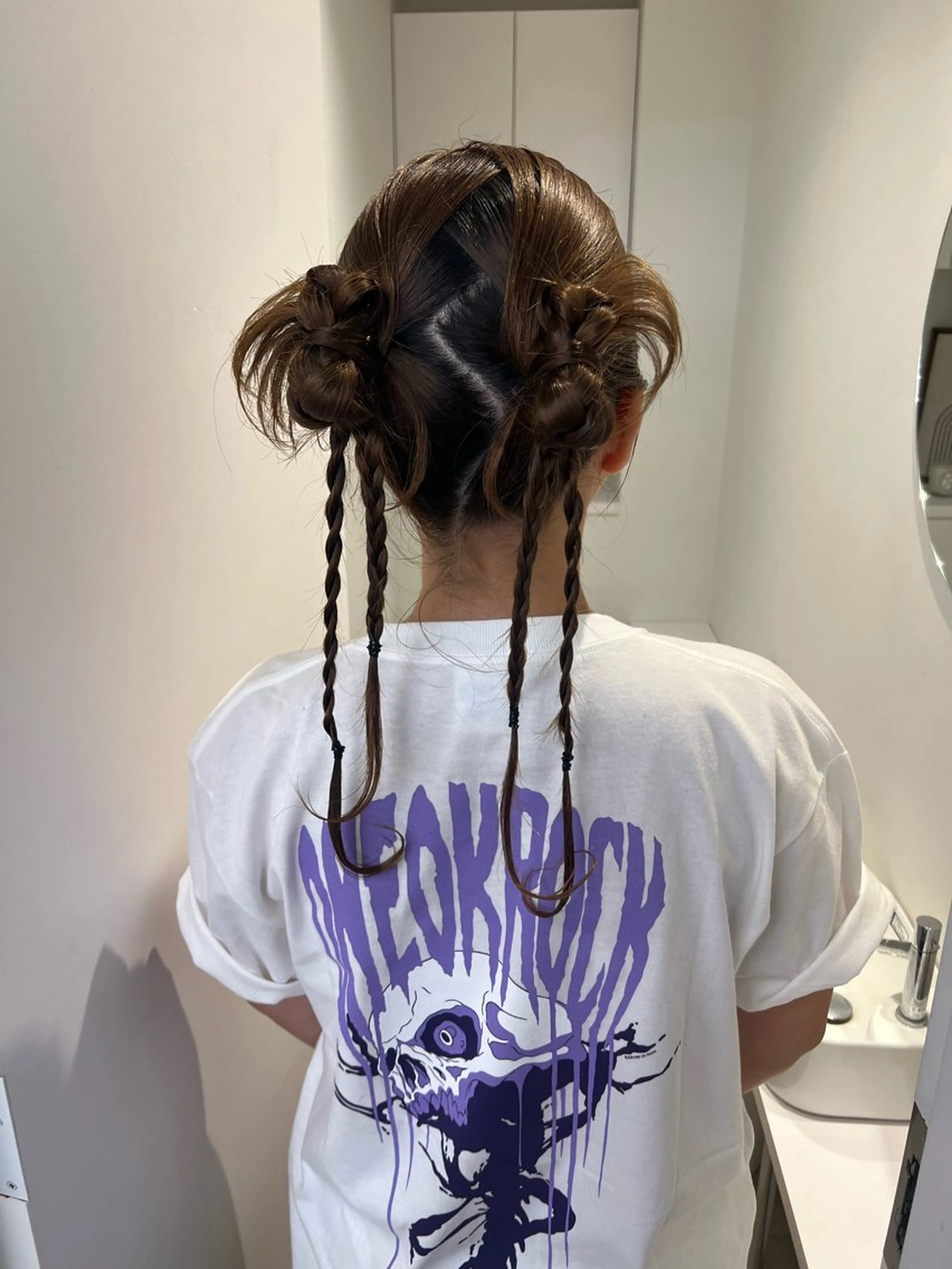 ヘアアレンジ ヘアセット アレンジ/ブラウン カラー HARU🕯のヘアスタイル