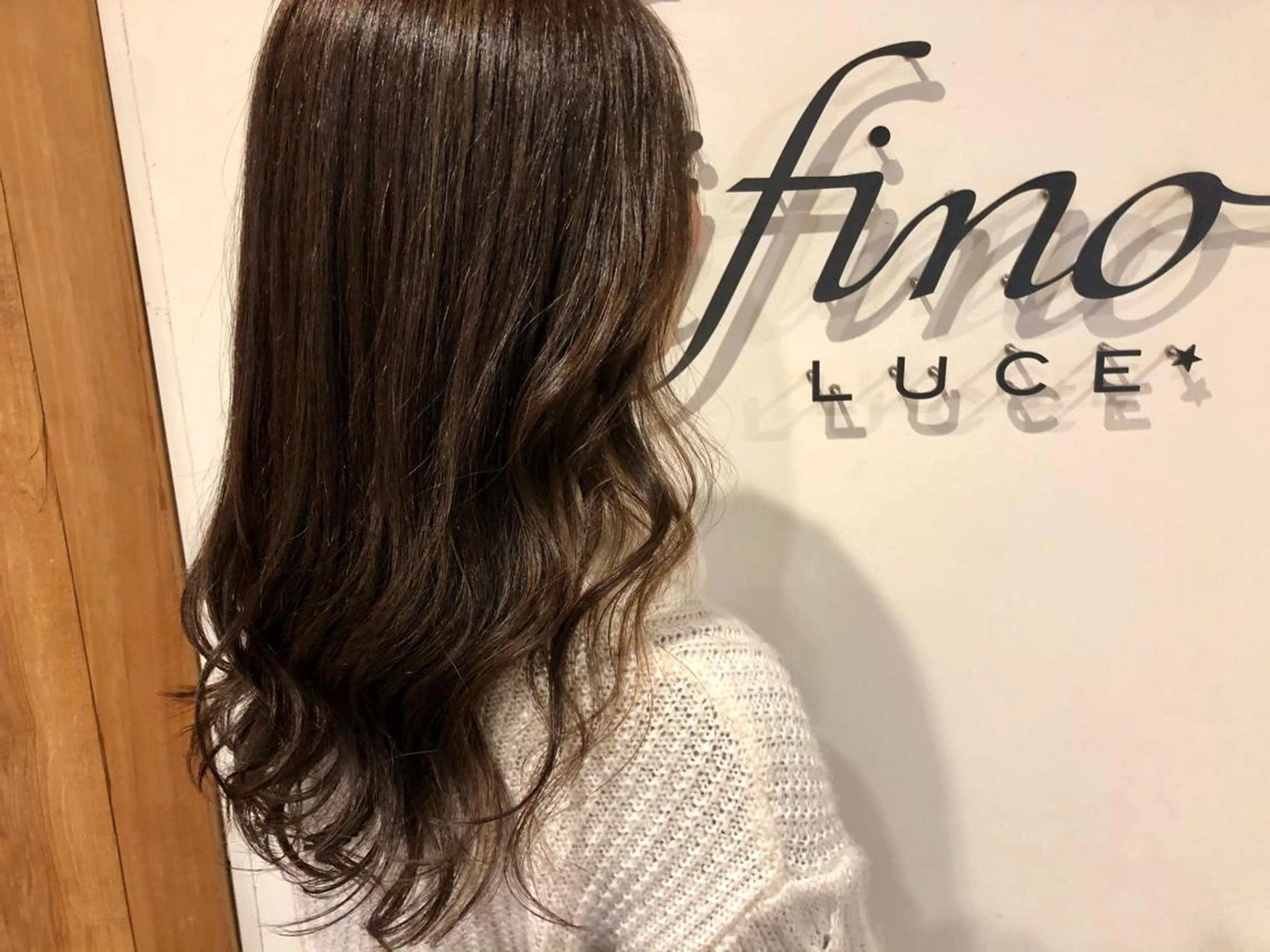 ロング カラー ベージュカラー Sia.   大阪梅田茶屋町店所属・まつパ/まつエク Sia.茶屋町店のマツエク・マツパデザイン