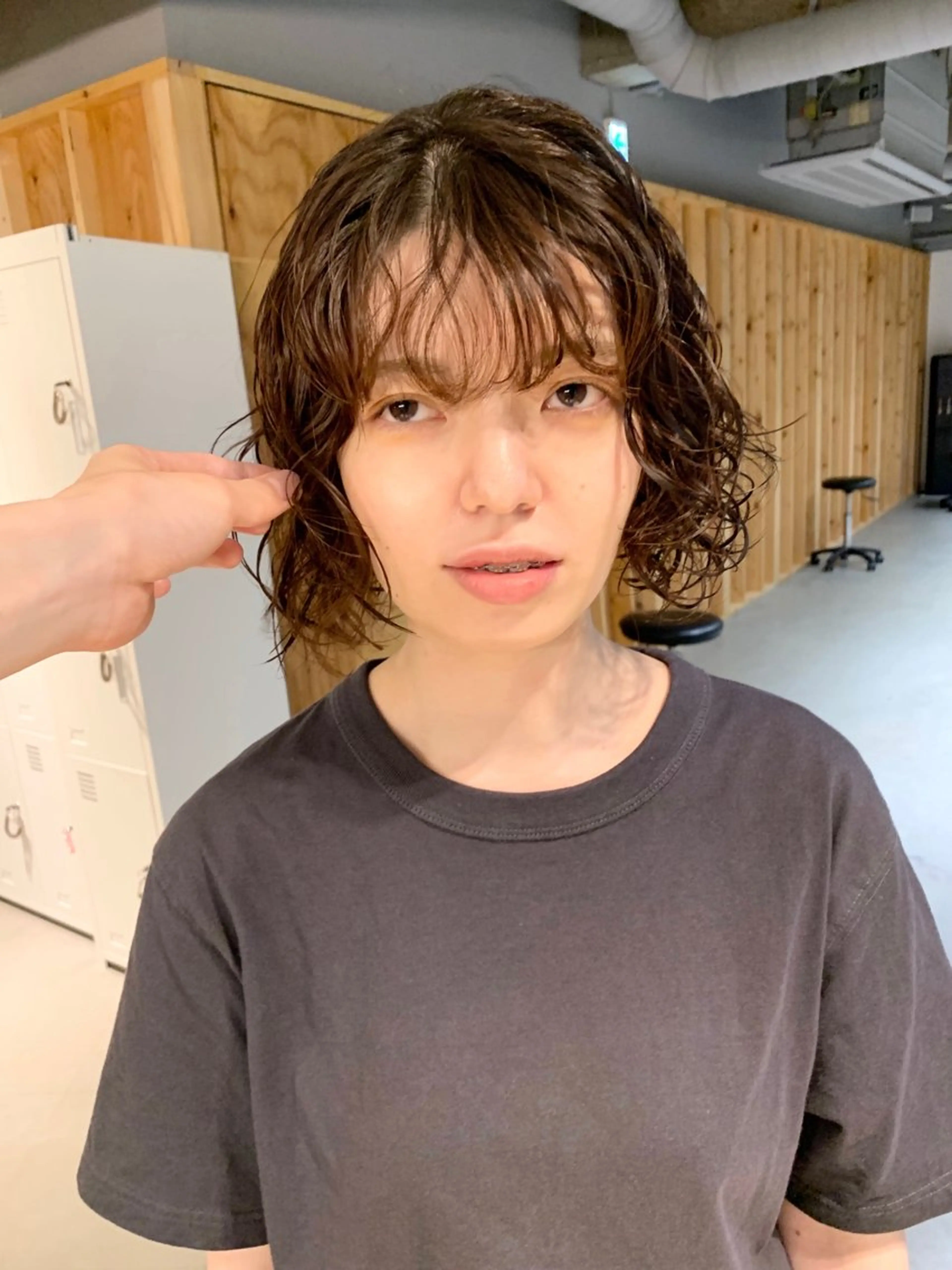 ショート パーマ ボブ ニュアンスパーマ スパイラルパーマ tension 【テンション】のヘアスタイル