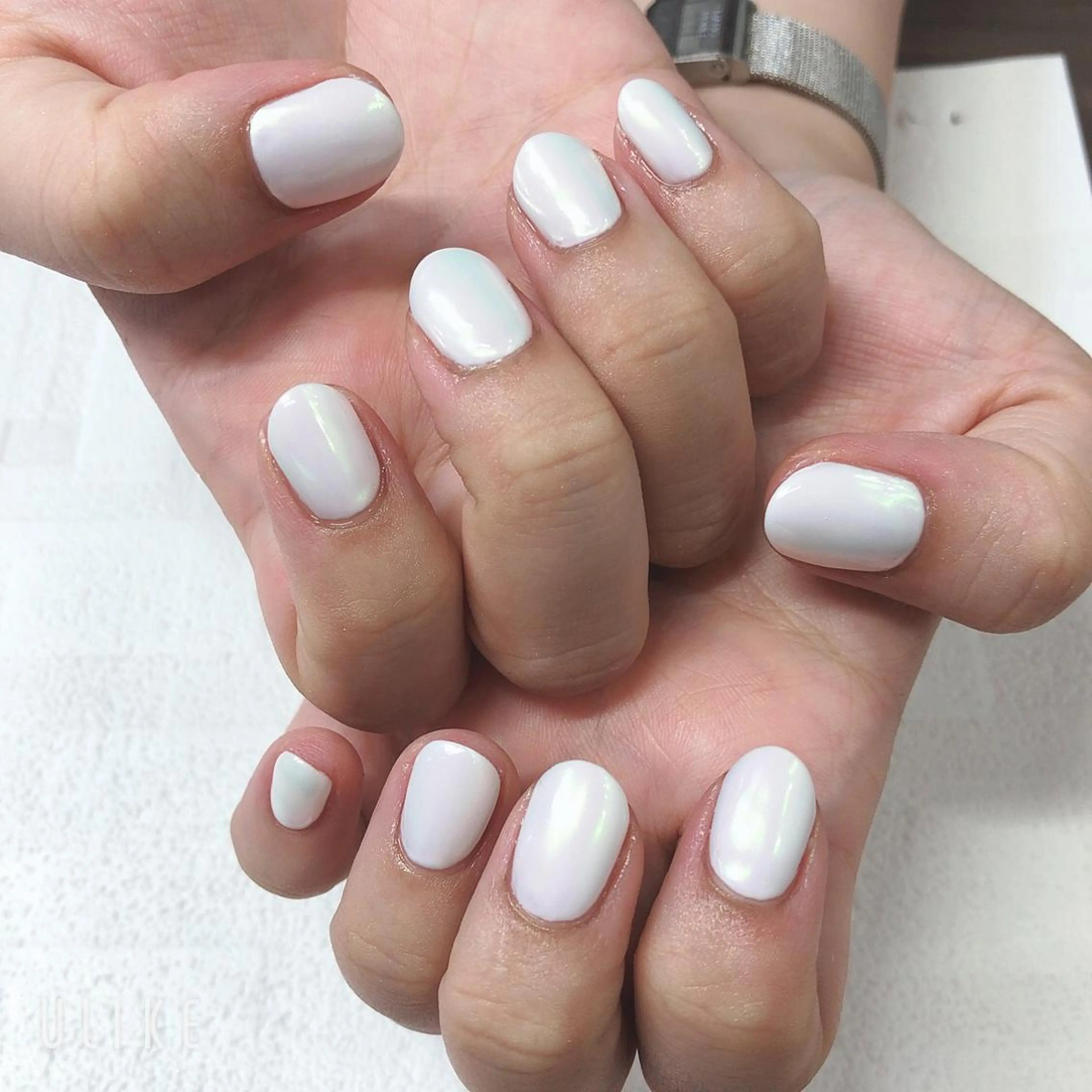 ネイル オーロラネイル ハンドネイル 西岡 杏のネイルデザイン