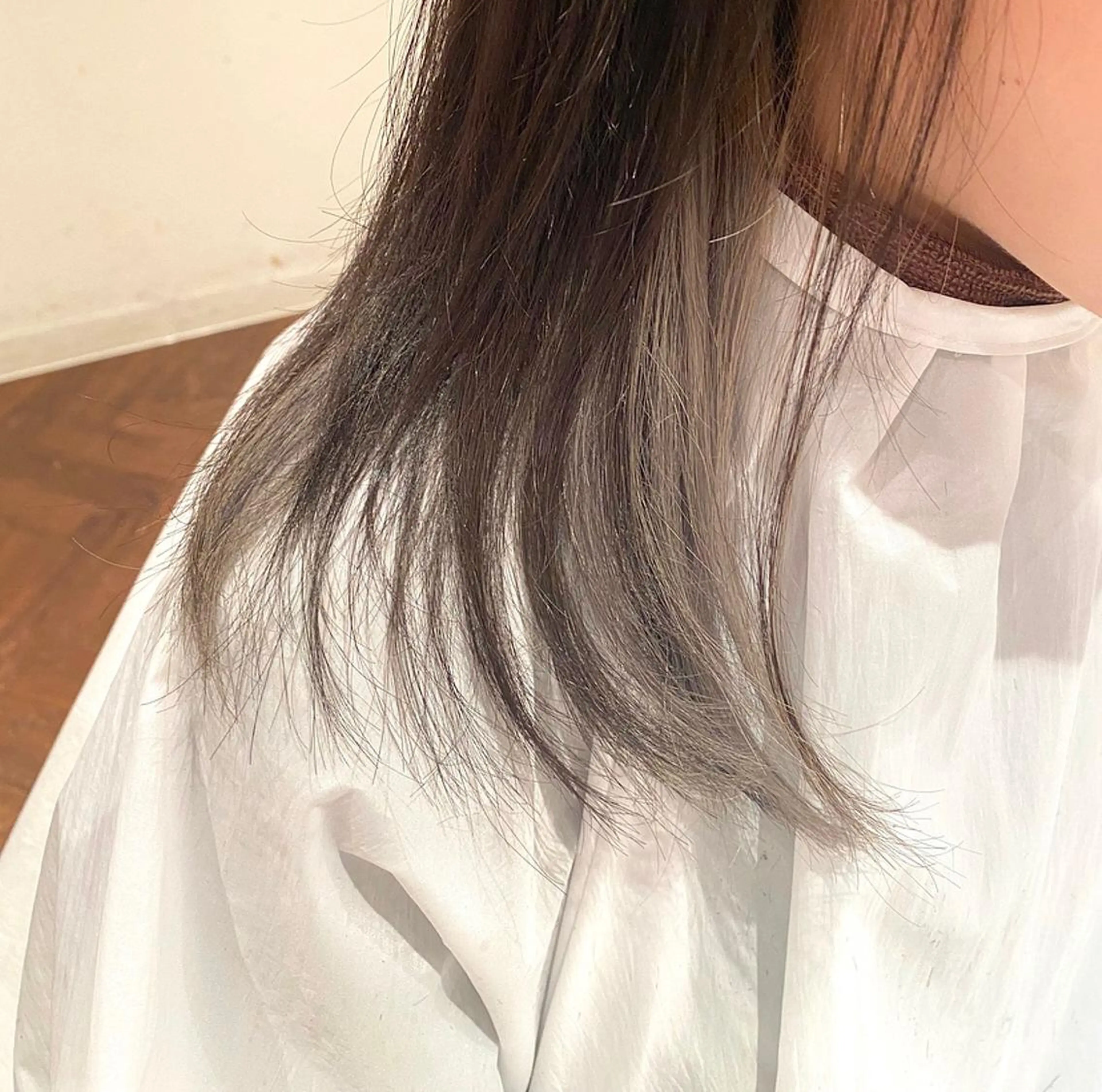 セミロング カラー ヘアカラー 🌈🌸あおき みちる🌟💗のヘアスタイル