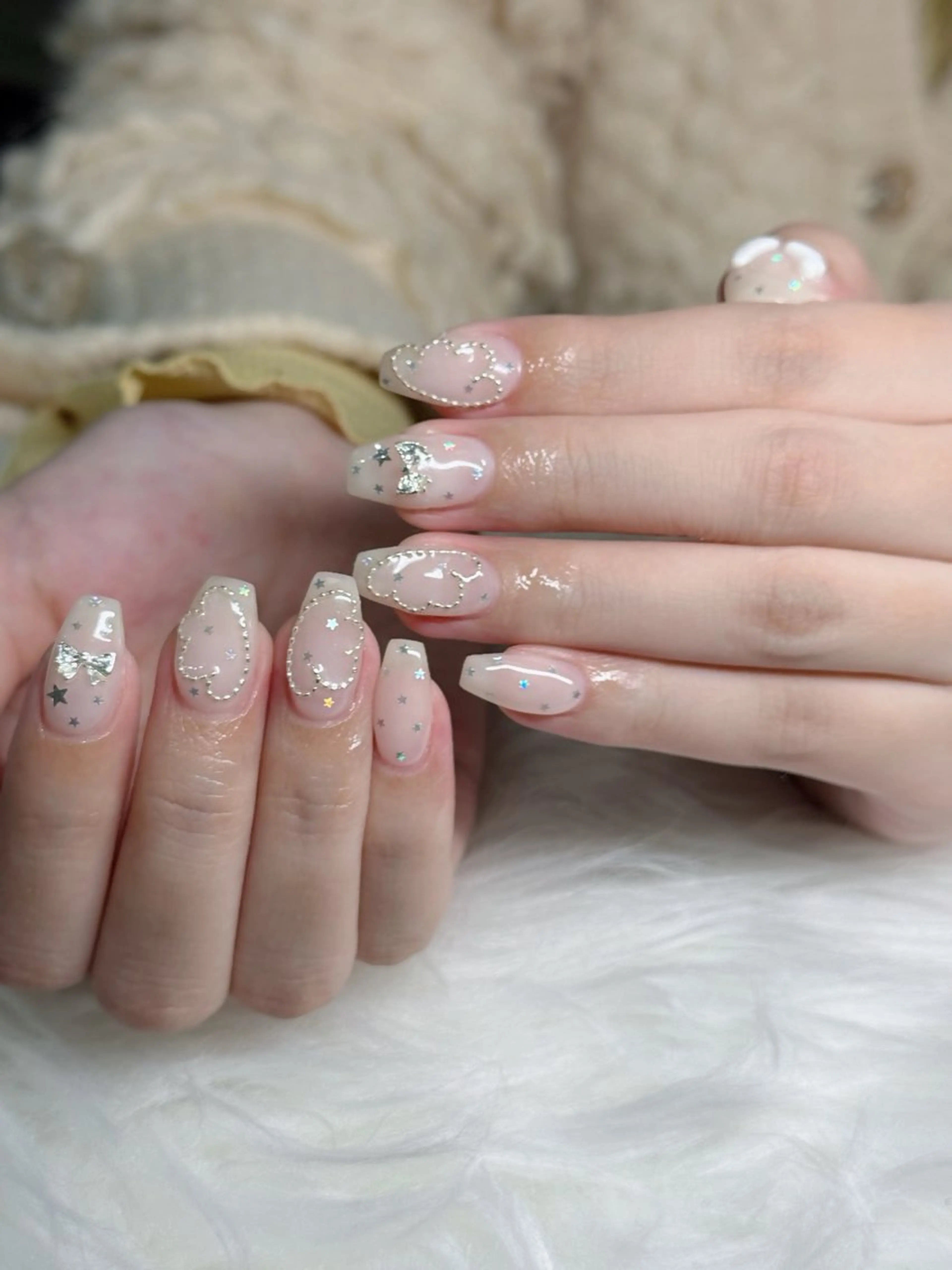 ネイル べっ甲ネイル チークネイル フラッシュネイル フラワーネイル フットネイル ハンドネイル Hani Nail Salonのネイルデザイン