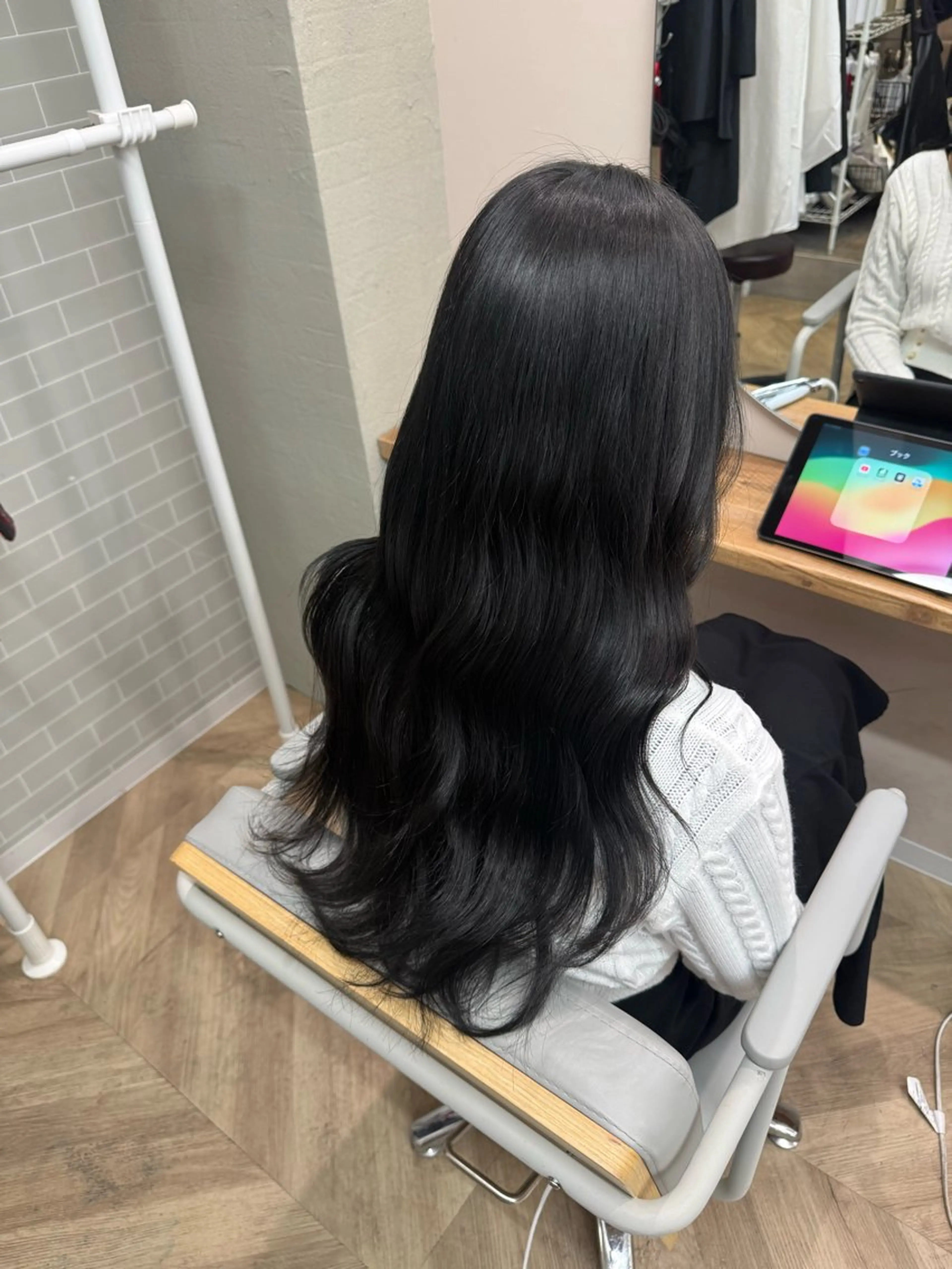 ロング ヘアカラー ブリーチ/透明感 岡山駅/のりまきのヘアスタイル