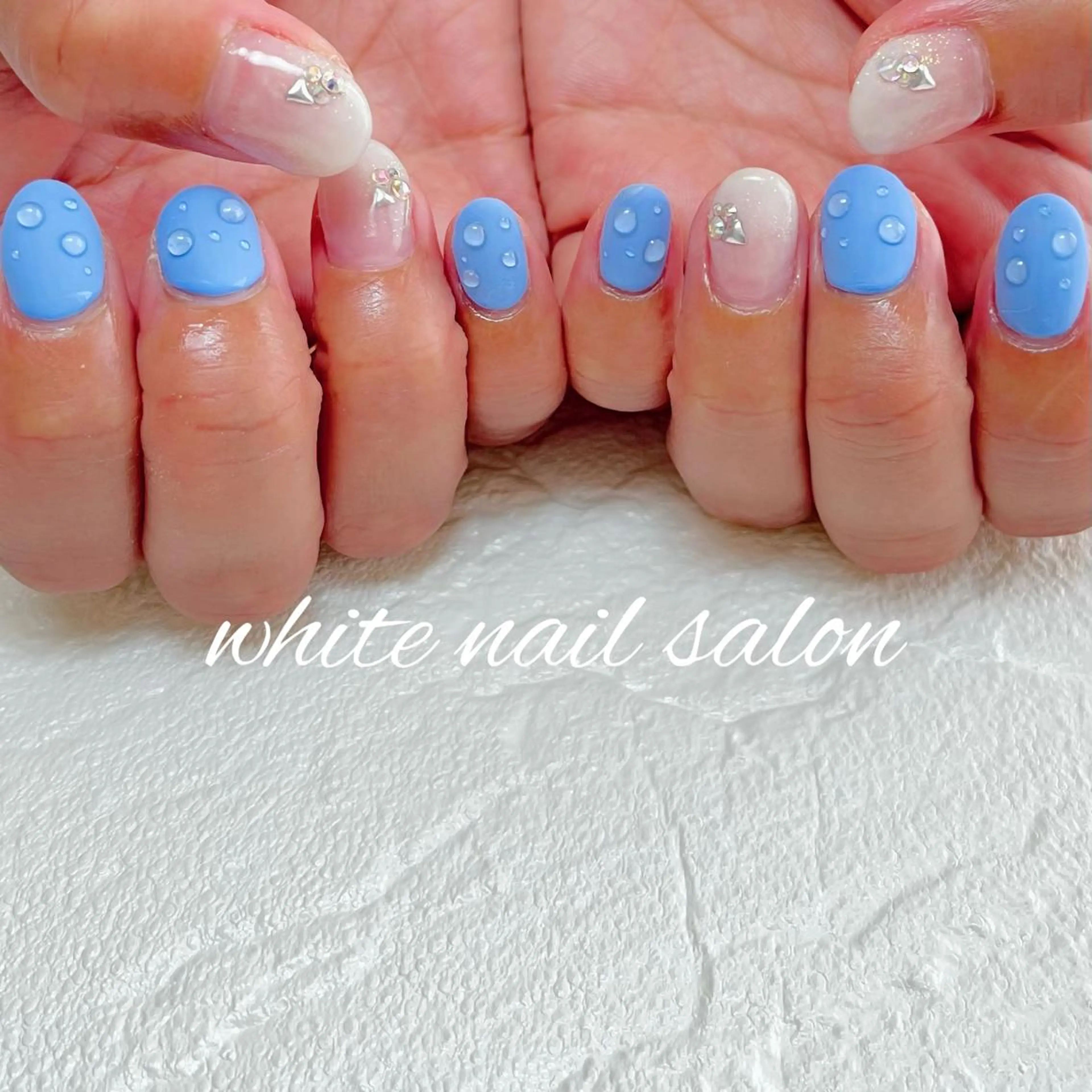 ネイル フットネイル ジェルネイル ハードジェル ラメ(グリッター) 持ち込み ハンドネイル white nail salonのネイルデザイン
